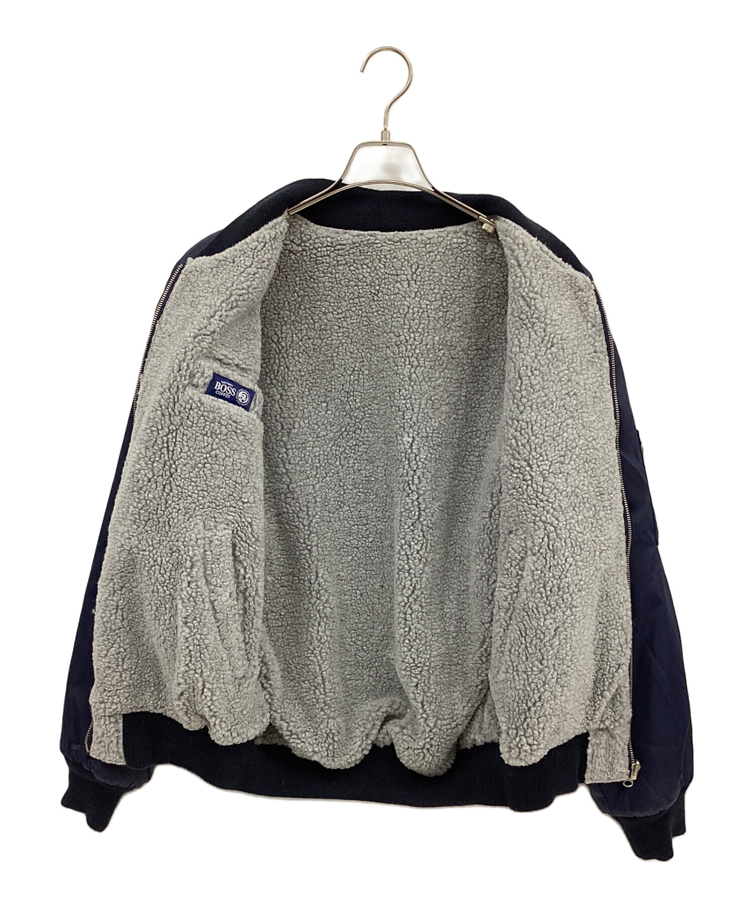 中古・古着通販】BOSS (ボス) リバーシブルMA-1ジャケット ネイビー