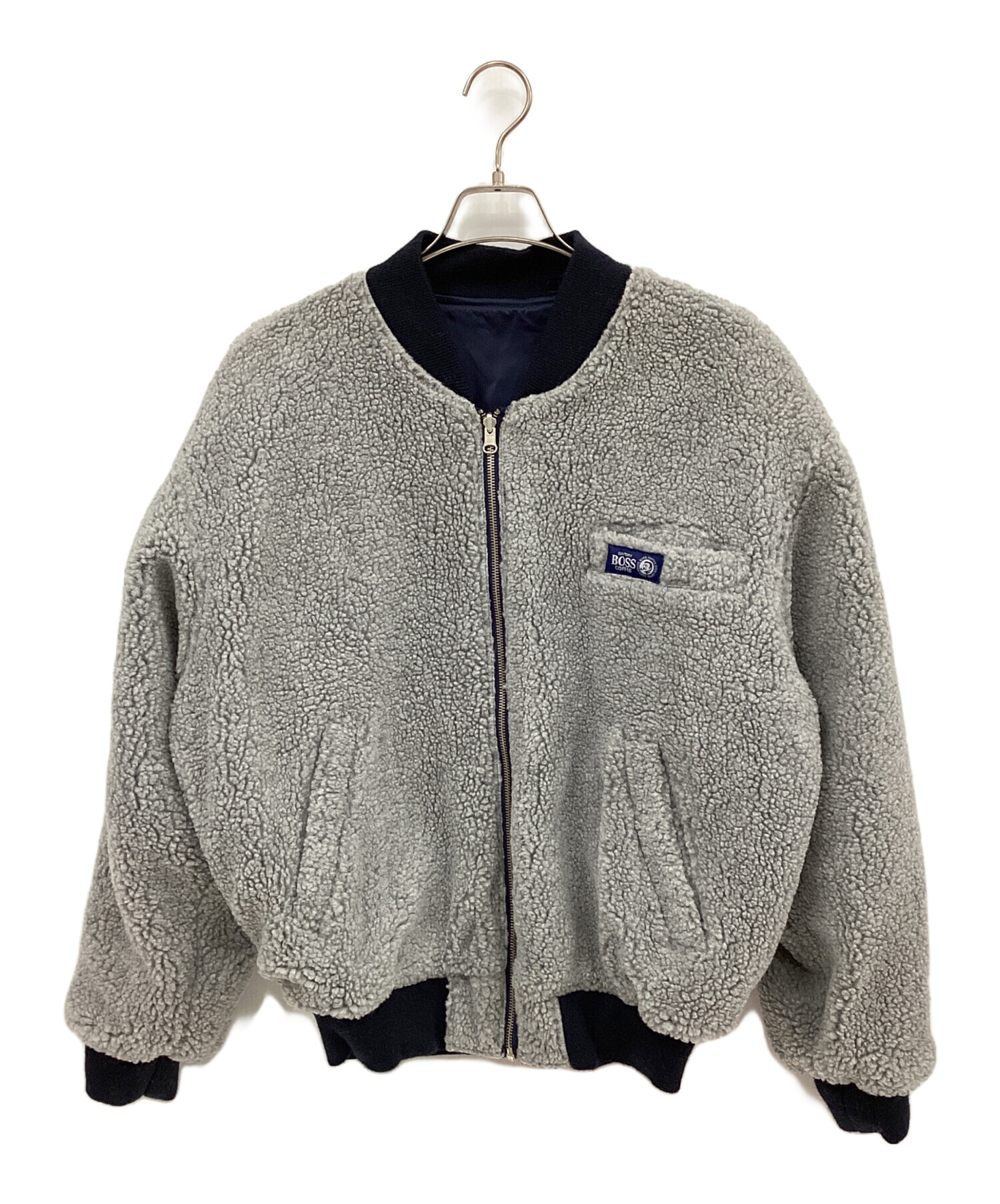 中古・古着通販】BOSS (ボス) リバーシブルMA-1ジャケット ネイビー