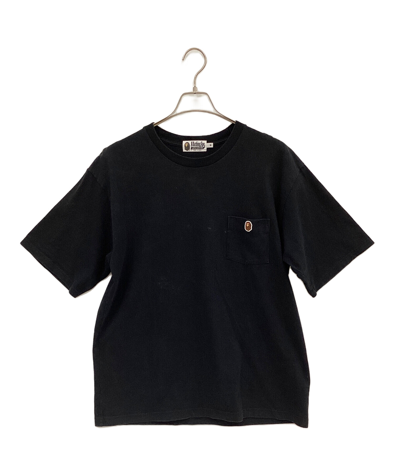 A BATHING APE ベイプ Tシャツ ブラック M 未使用品 中古・古着通販】A BATHING APE (アベイシングエイプ) プリントTシャツ