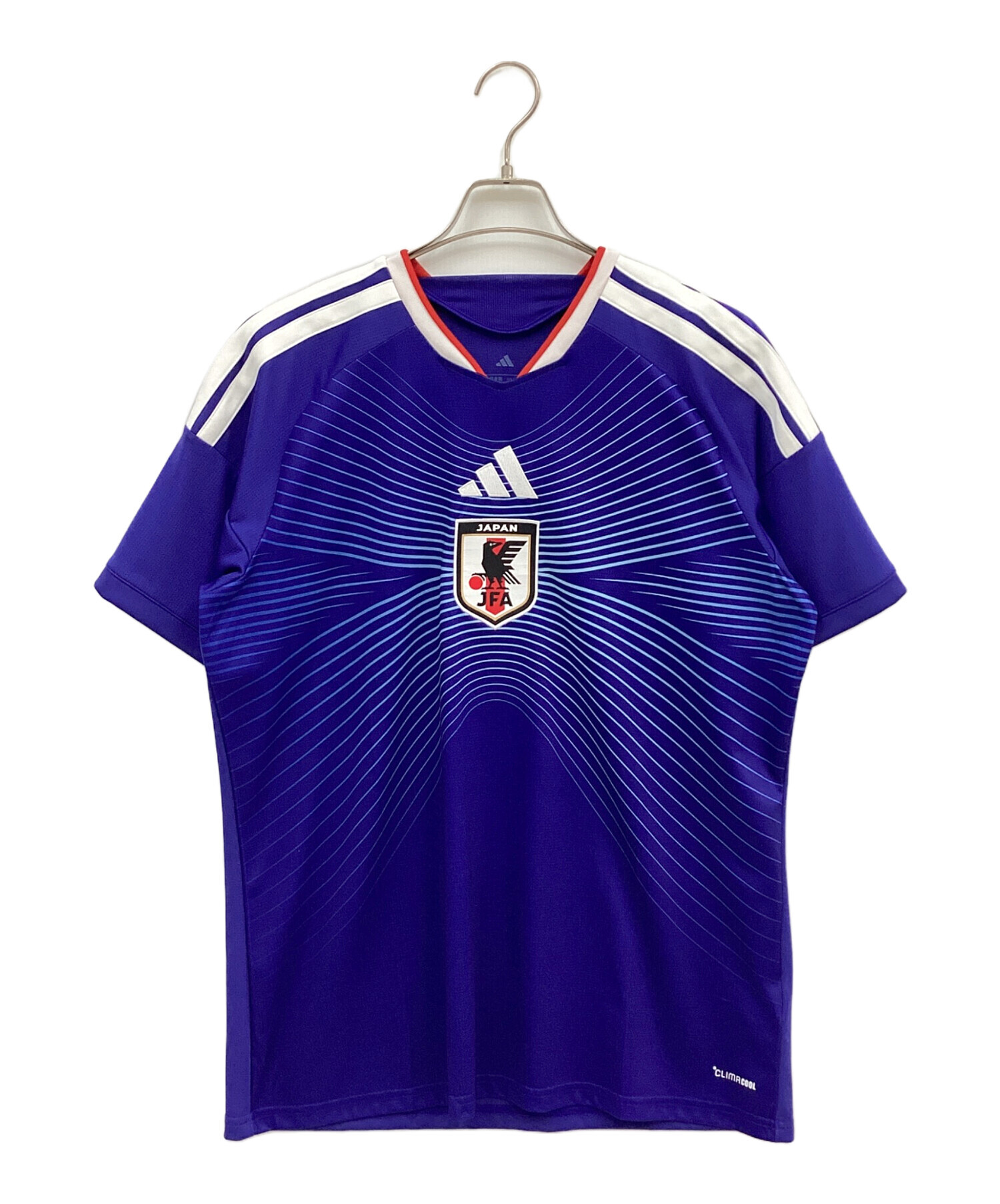 中古・古着通販】adidas (アディダス) サッカーユニフォーム ブルー