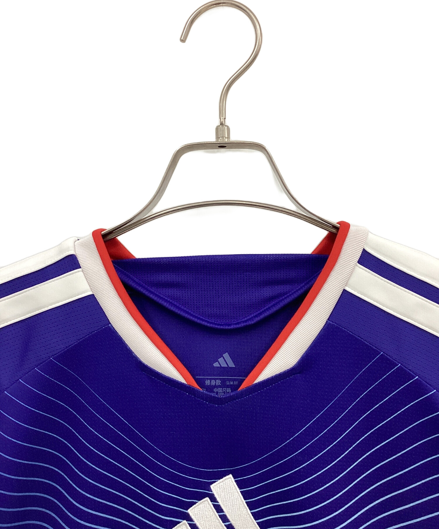 中古・古着通販】adidas (アディダス) サッカーユニフォーム ブルー