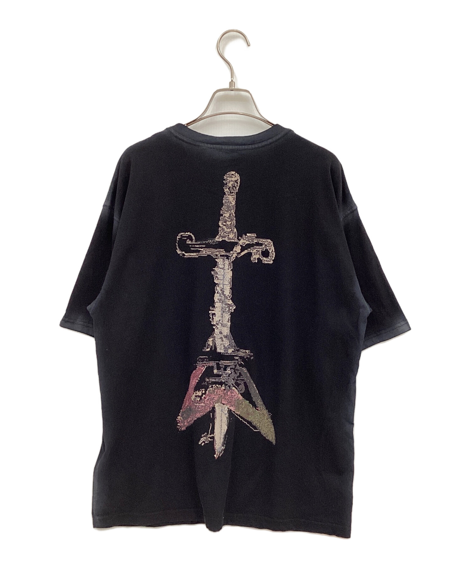 中古・古着通販】DIESEL (ディーゼル) 半袖カットソー ブラック サイズ 