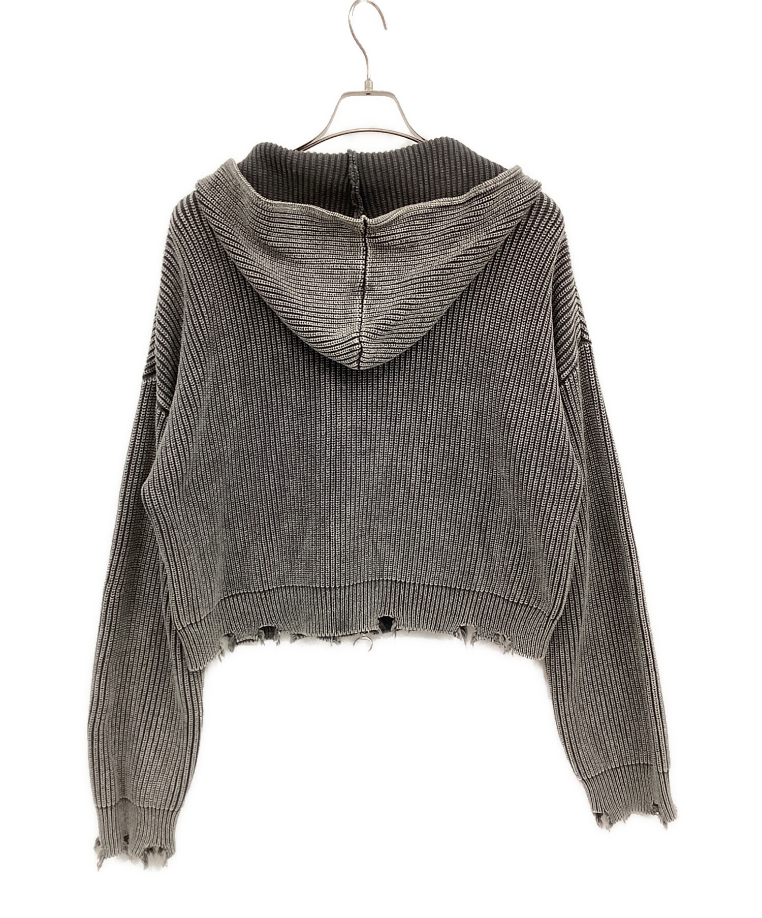 scuffers ジップアップパーカー グレー S 中古・古着通販】scuffers (スカッファー) ジップアップパーカー