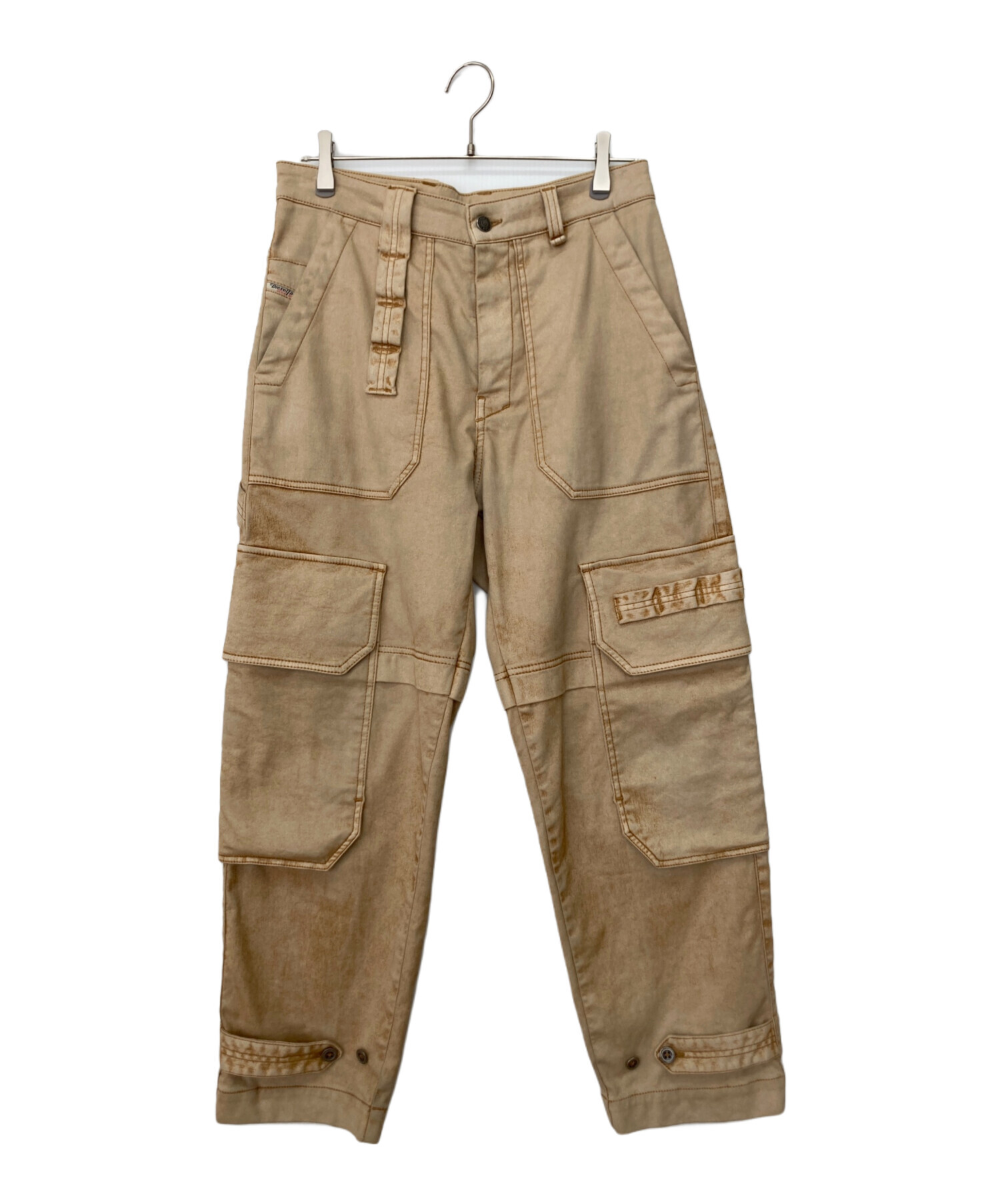 中古・古着通販】DIESEL (ディーゼル) カーゴパンツ ベージュ サイズ