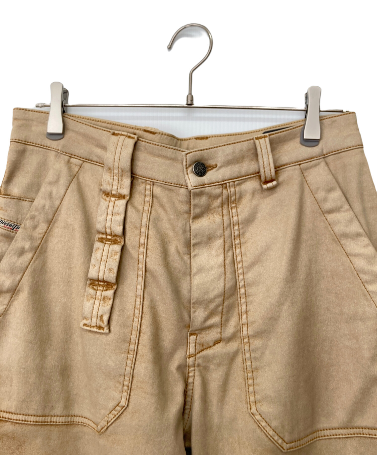 中古・古着通販】DIESEL (ディーゼル) カーゴパンツ ベージュ サイズ