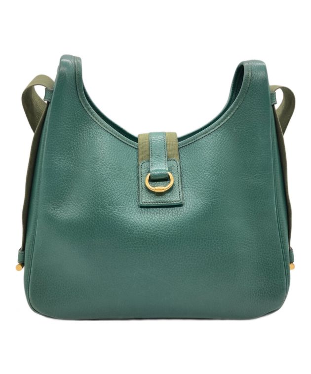 中古・古着通販】HERMES (エルメス) ワンハンドルバッグ サコ グリーン