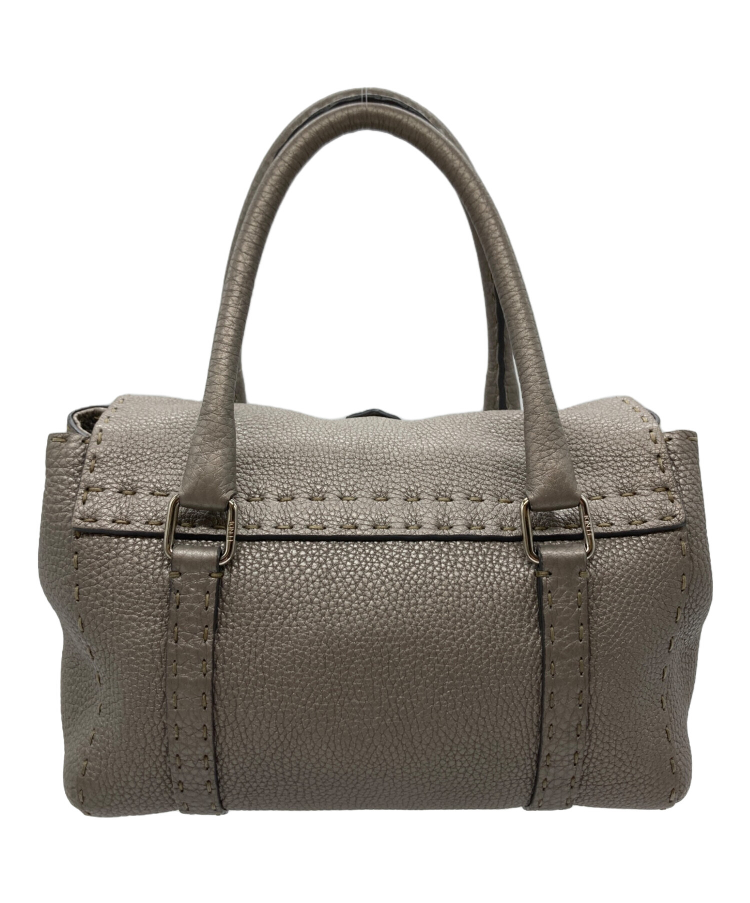 Fendi ハンドバッグ グレー 中古・古着通販】FENDI (フェンディ) ハンドバッグ グレー｜ブランド