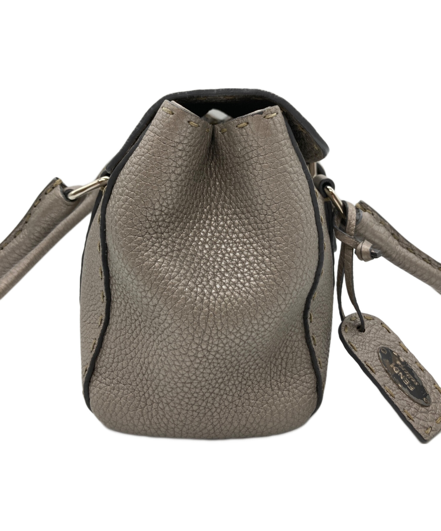 中古・古着通販】FENDI (フェンディ) ハンドバッグ グレー｜ブランド