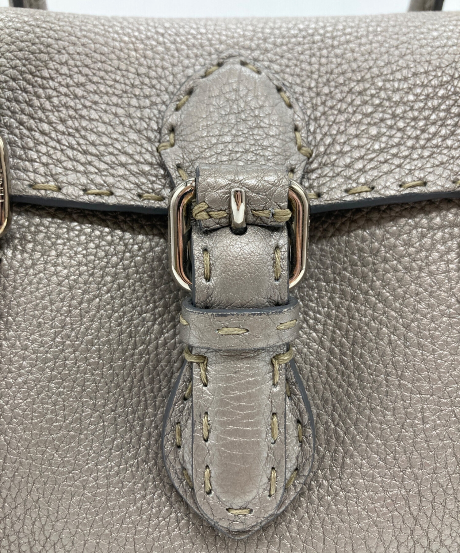 中古・古着通販】FENDI (フェンディ) ハンドバッグ グレー｜ブランド