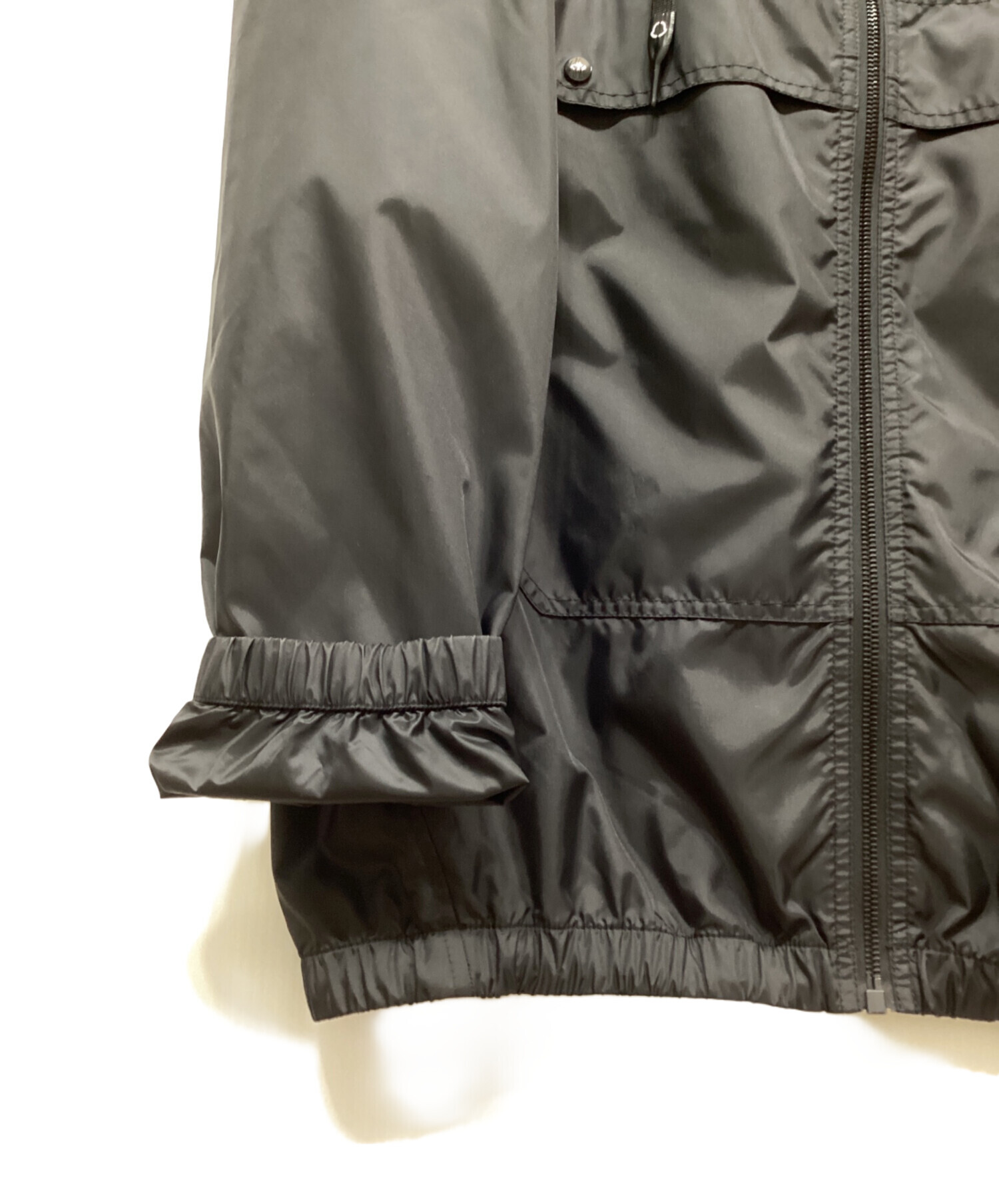 中古・古着通販】MONCLER (モンクレール) ナイロンジャケット ブラック