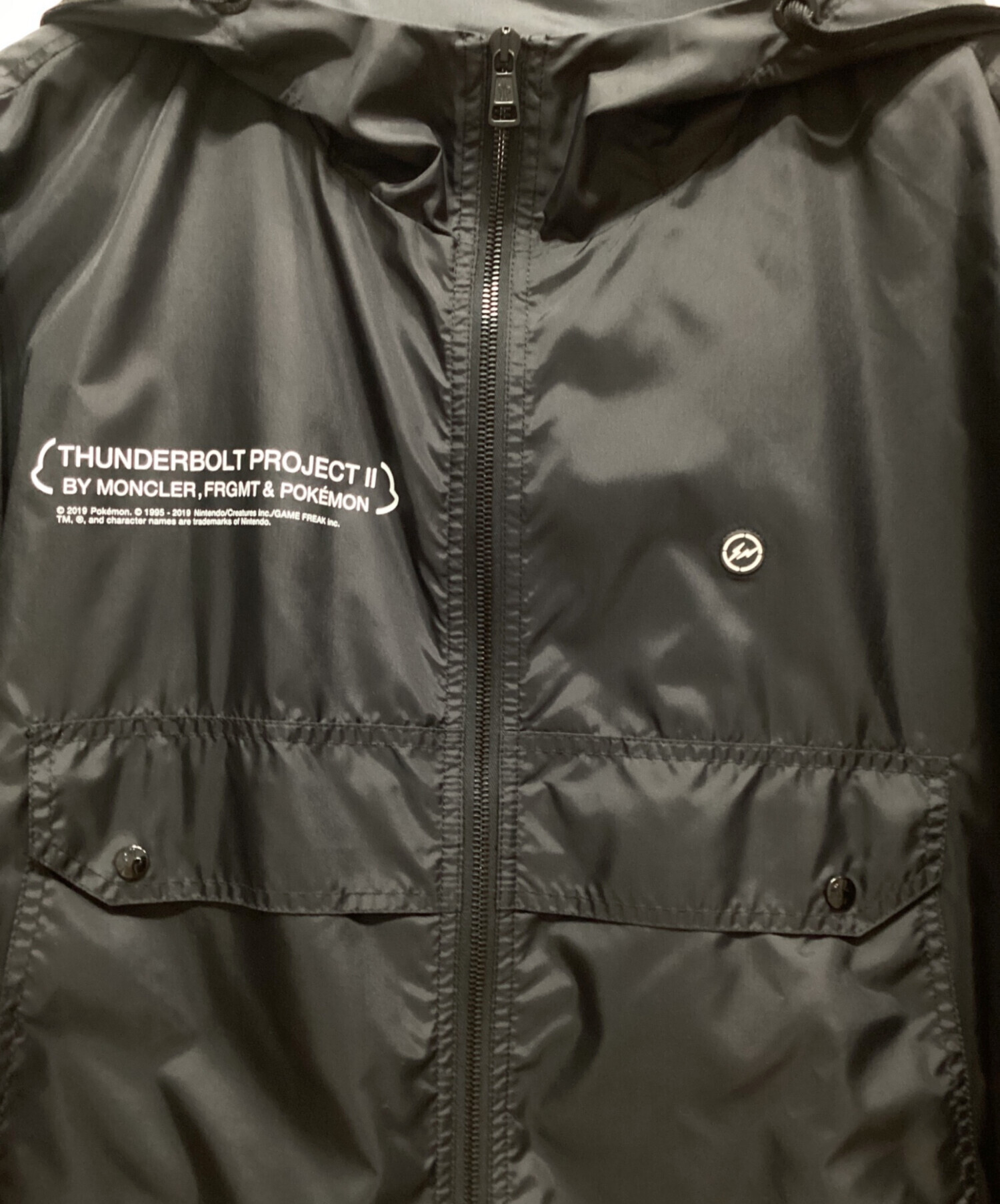 中古・古着通販】MONCLER (モンクレール) ナイロンジャケット ブラック 