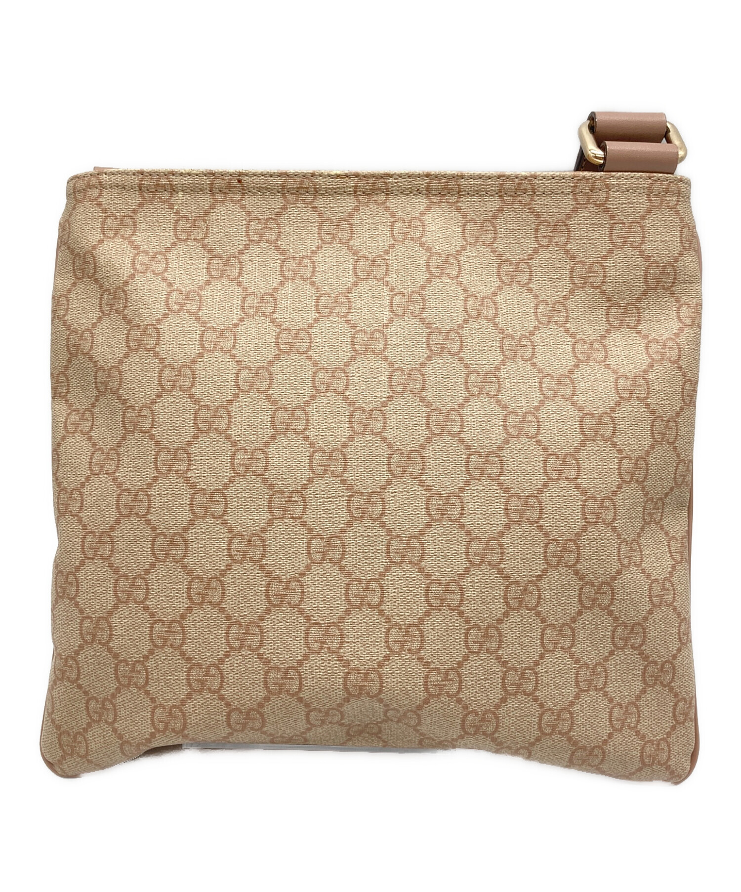 グッチ GGインプリメ ショルダーバッグ バッグ ピンクベージュ メタリック 中古・古着通販】GUCCI (グッチ) ショルダーバッグ GGスプリーム