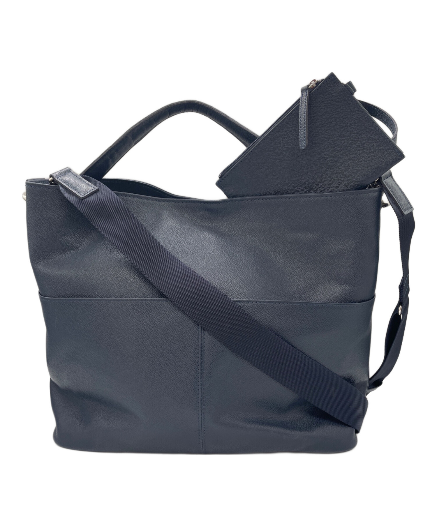 中古・古着通販】PORTER (ポーター) 2WAY SHOULDER BAG ネイビー 