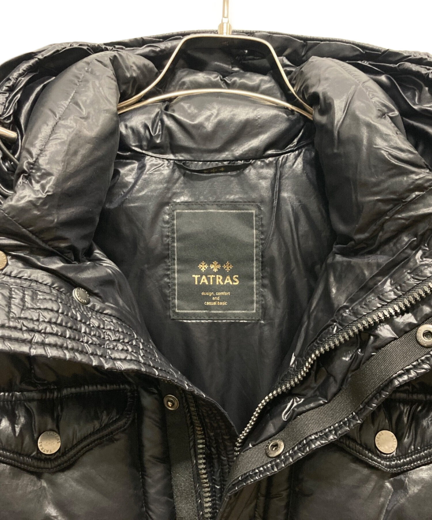 中古・古着通販】TATRAS (タトラス) ダウンジャケット ブラック サイズ