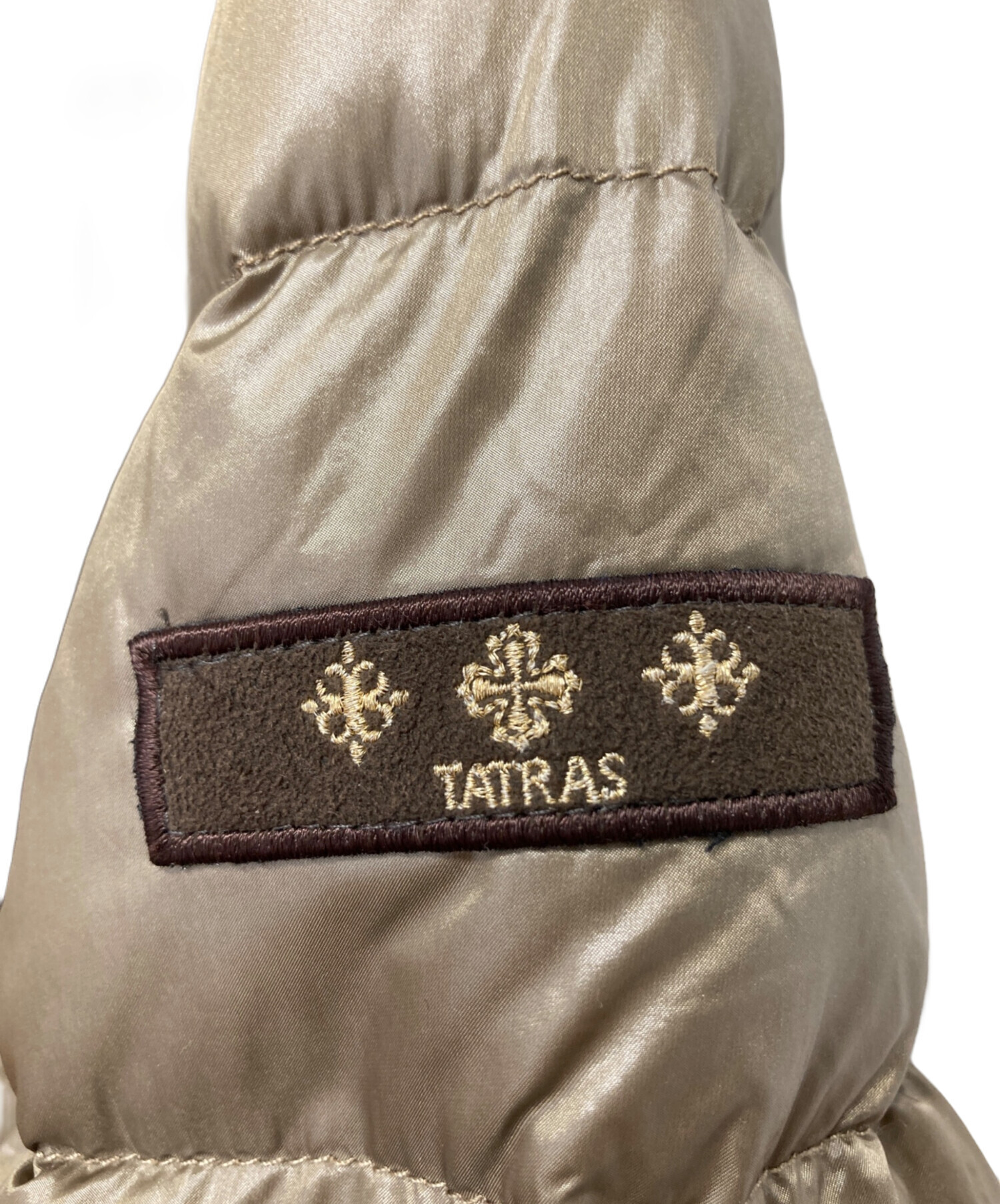 中古・古着通販】TATRAS (タトラス) ロングダウンコート ベージュ 