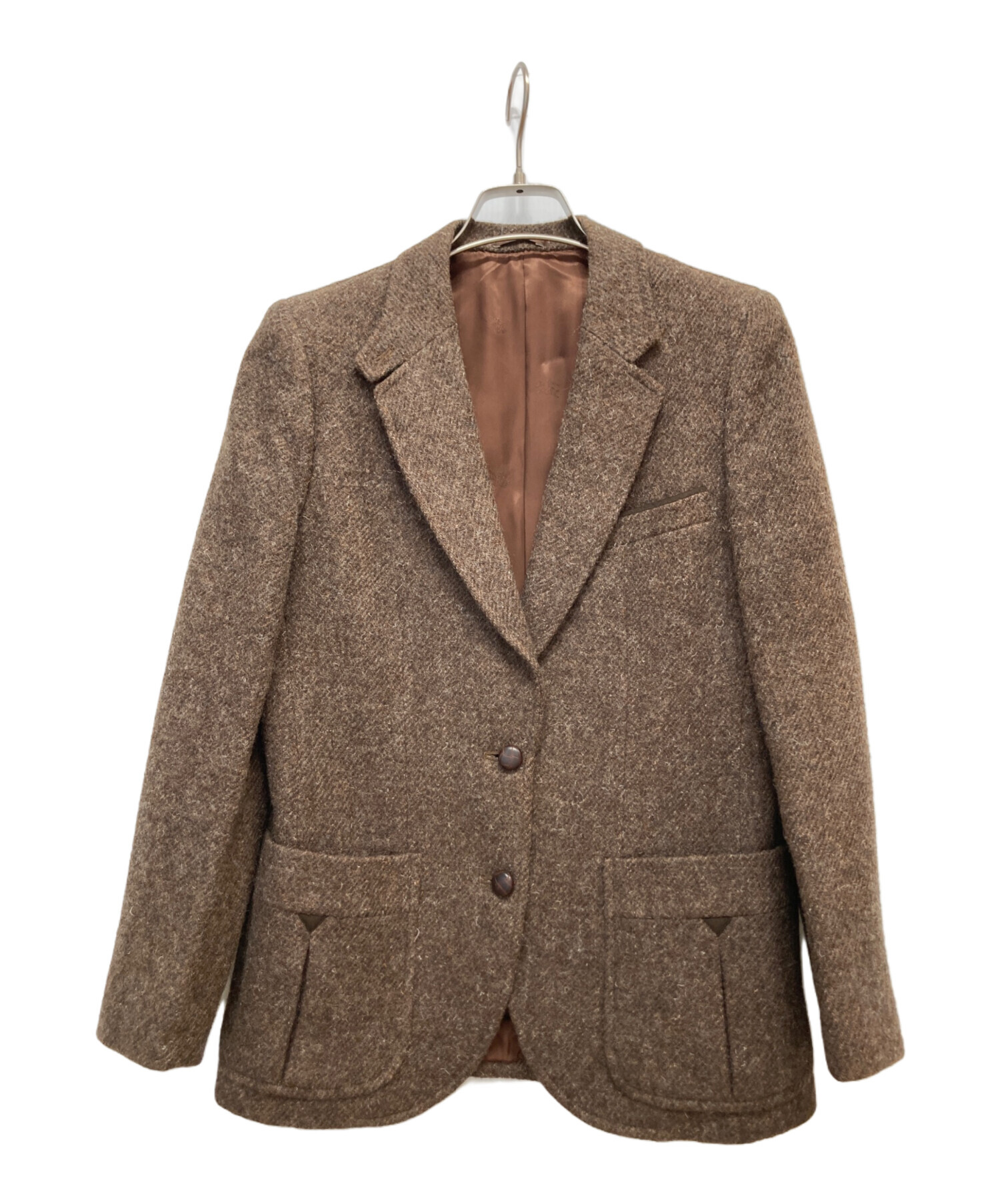 【Burberry】ブラウン ツイードスーツ ビジネスカジュアル 中古・古着通販】Burberry's (バーバリーズ) セットアップスーツ