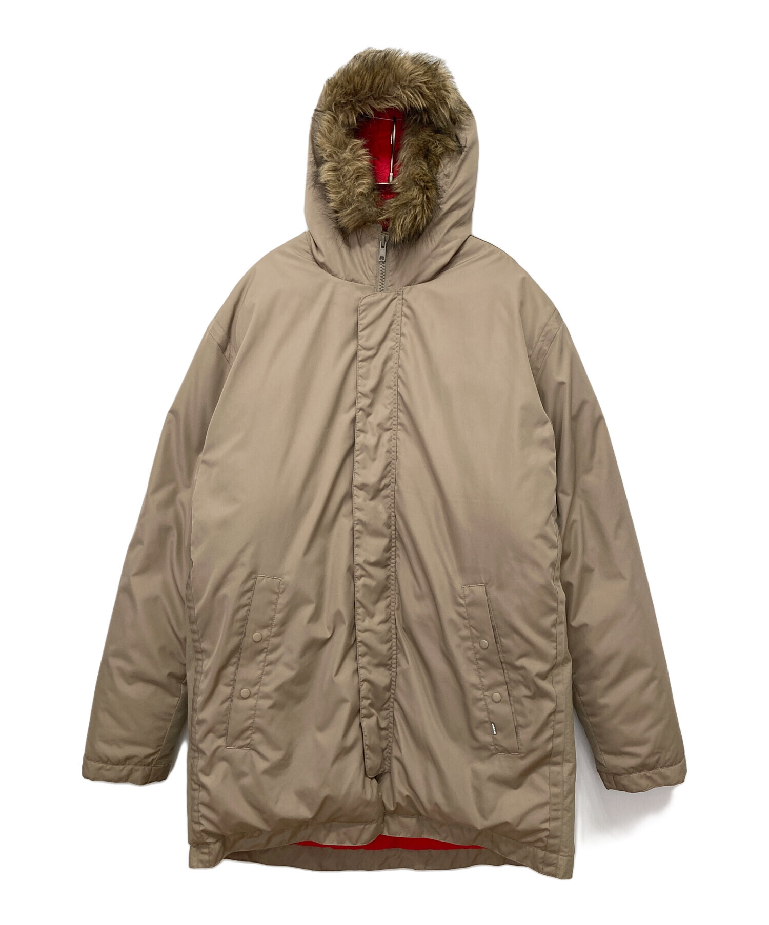 中古・古着通販】stussy (ステューシー) ダウンジャケット カーキ 