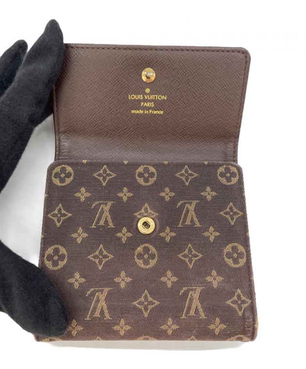 中古・古着通販】LOUIS VUITTON (ルイ ヴィトン) 3つ折り財布 ブラウン