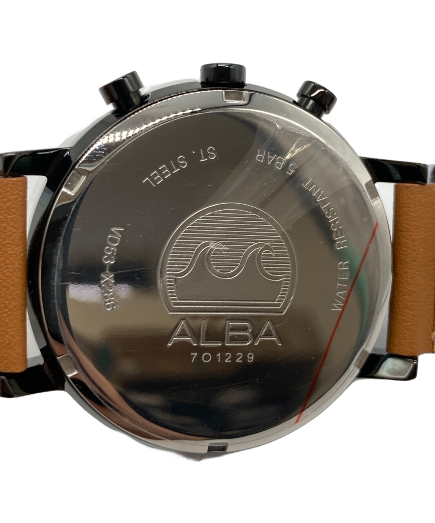 中古・古着通販】ALBA (アルバ) クロノグラフ 未使用品｜ブランド