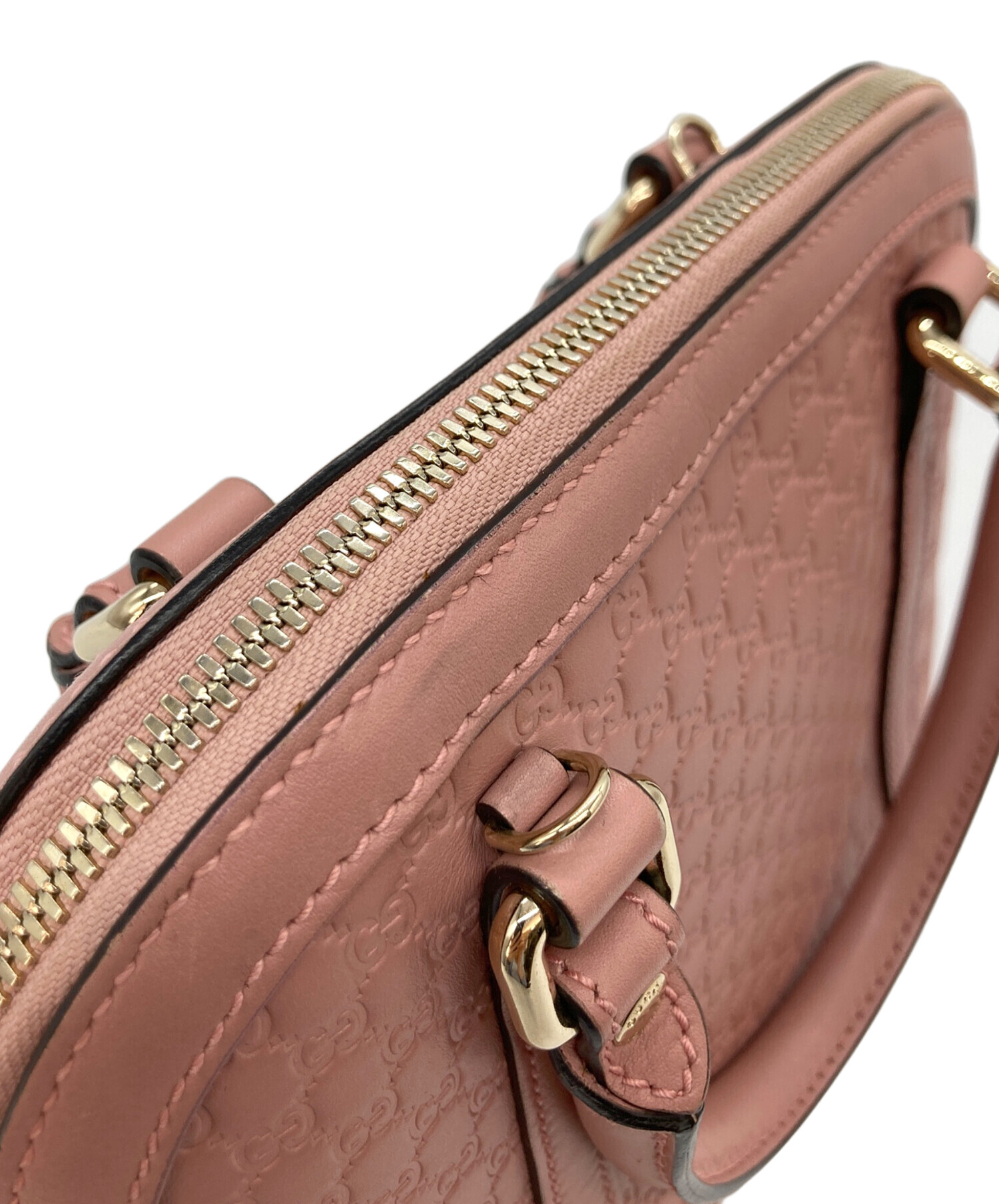 GUCCI グッチ ハンドバッグ レディース 【古着】【中古】 中古・古着通販】GUCCI (グッチ) ショルダートートバッグ ピンク