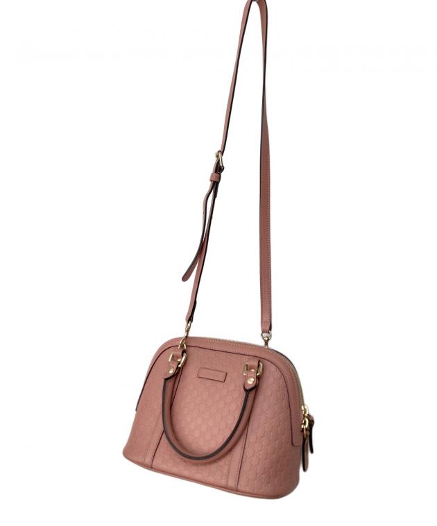 中古・古着通販】GUCCI (グッチ) ショルダートートバッグ ピンク