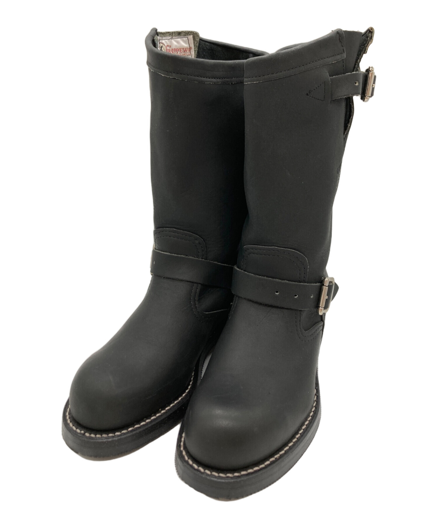 中古・古着通販】CHIPPEWA (チペワ) エンジニアブーツ ブラック サイズ 