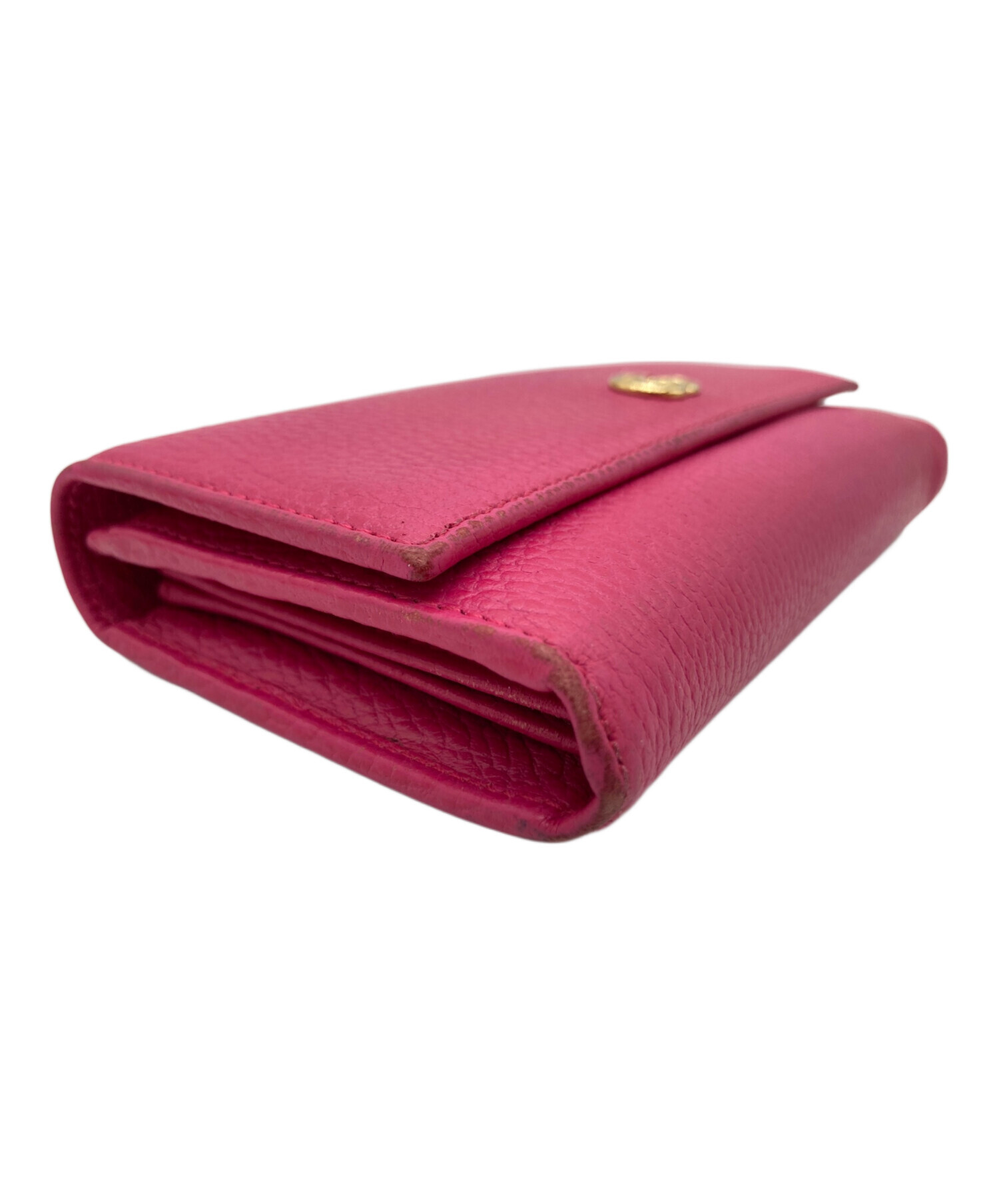 中古・古着通販】GUCCI (グッチ) 長財布 ショッキングピンク｜ブランド