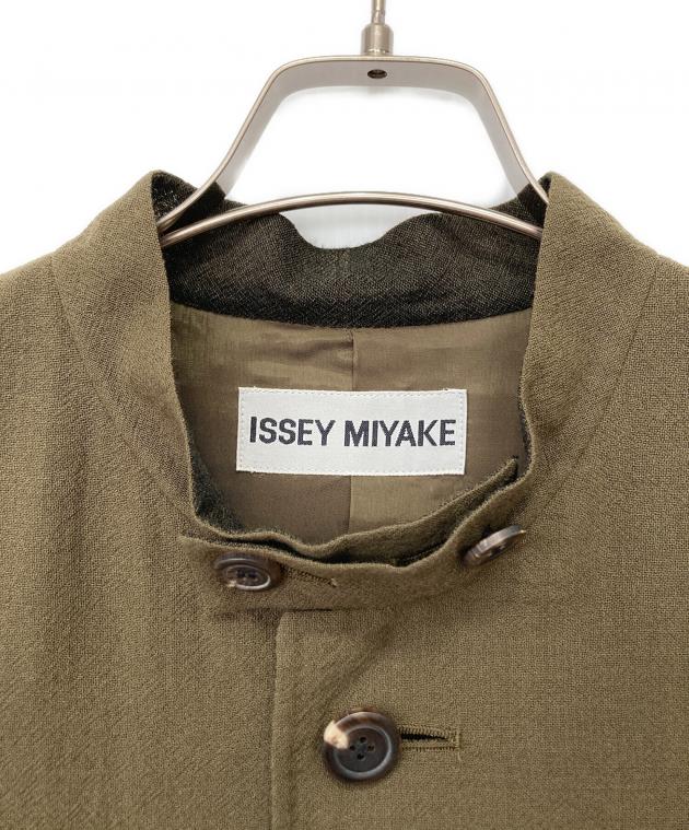 中古・古着通販】ISSEY MIYAKE (イッセイミヤケ) マオカラーウール