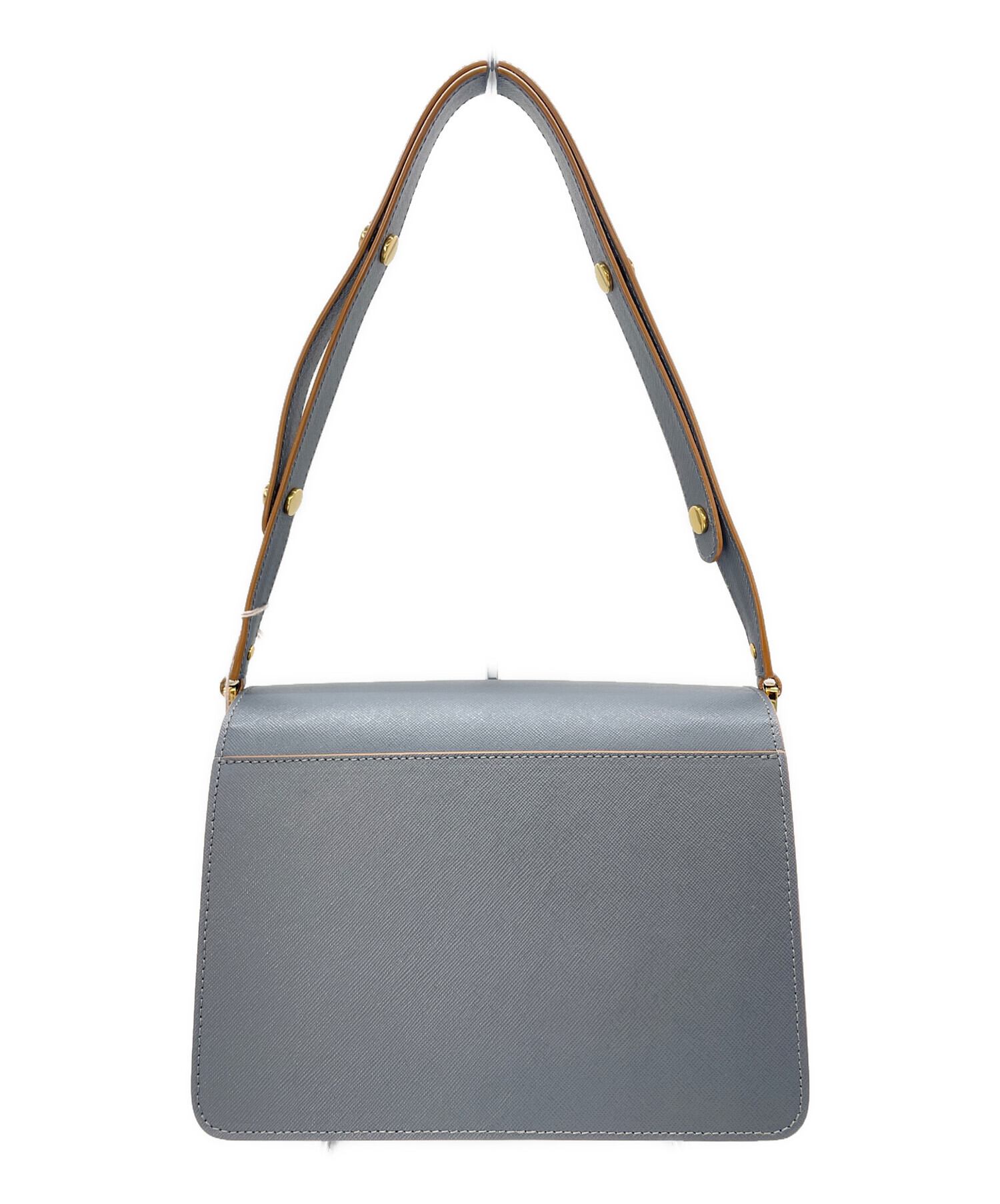 中古・古着通販】MARNI (マルニ) ショルダーバッグ ブルー×ゴールド 