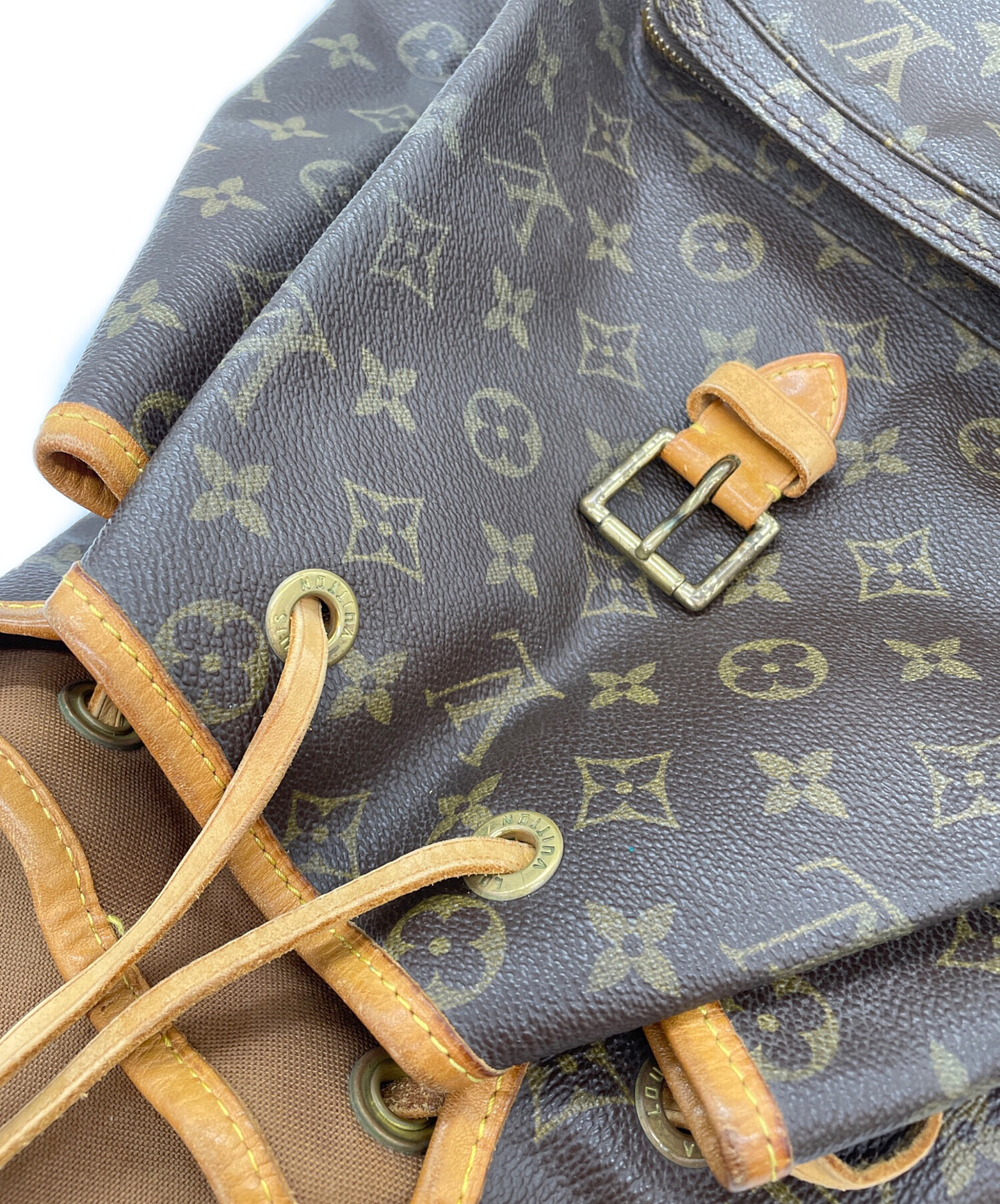 中古・古着通販】LOUIS VUITTON (ルイ ヴィトン) モンスリGM ブラウン