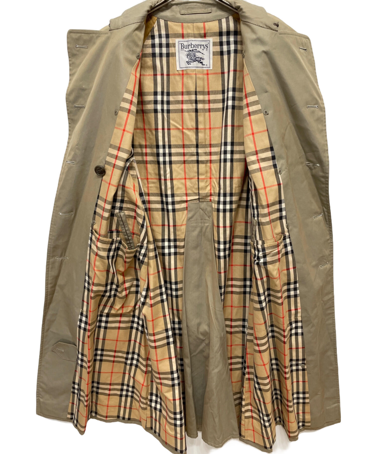 中古・古着通販】BURBERRY (バーバリー) トレンチコート ベージュ