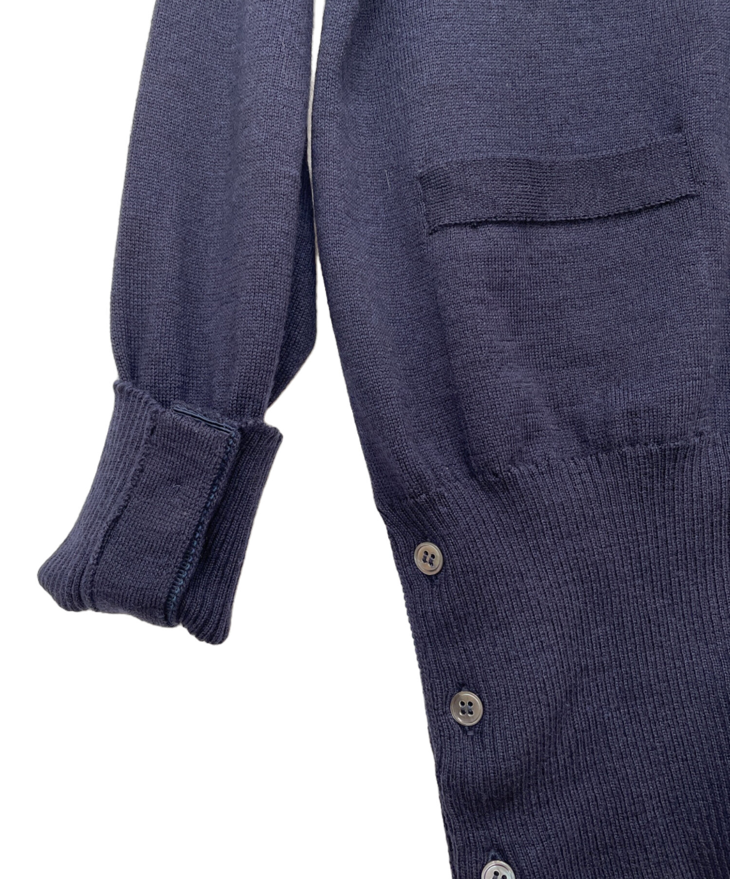 中古・古着通販】Thom Browne (トムブラウン) カーディガン ネイビー 