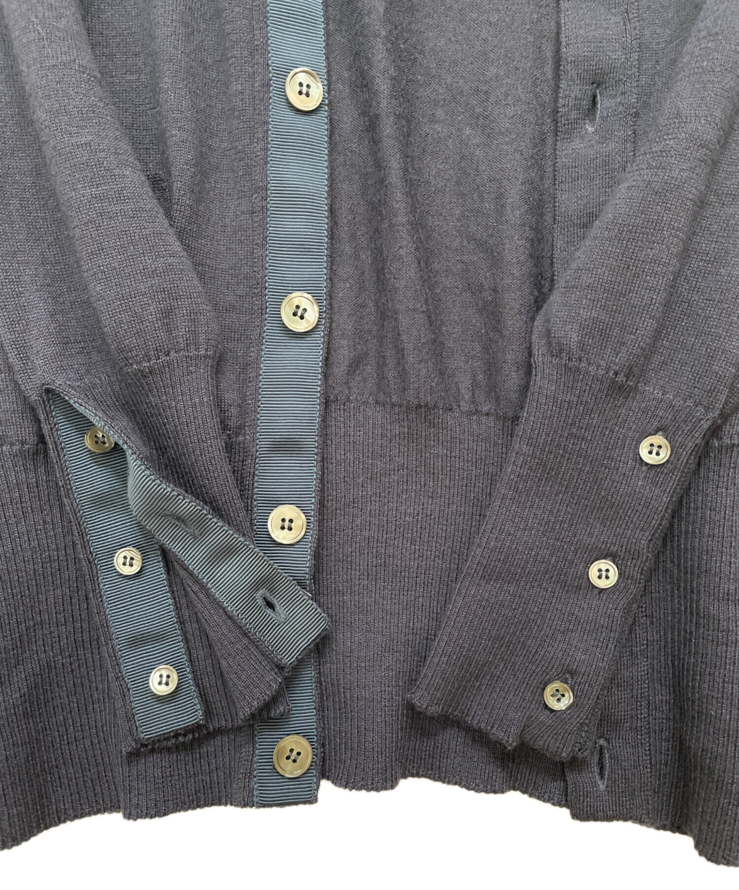 中古・古着通販】Thom Browne (トムブラウン) カーディガン ネイビー 