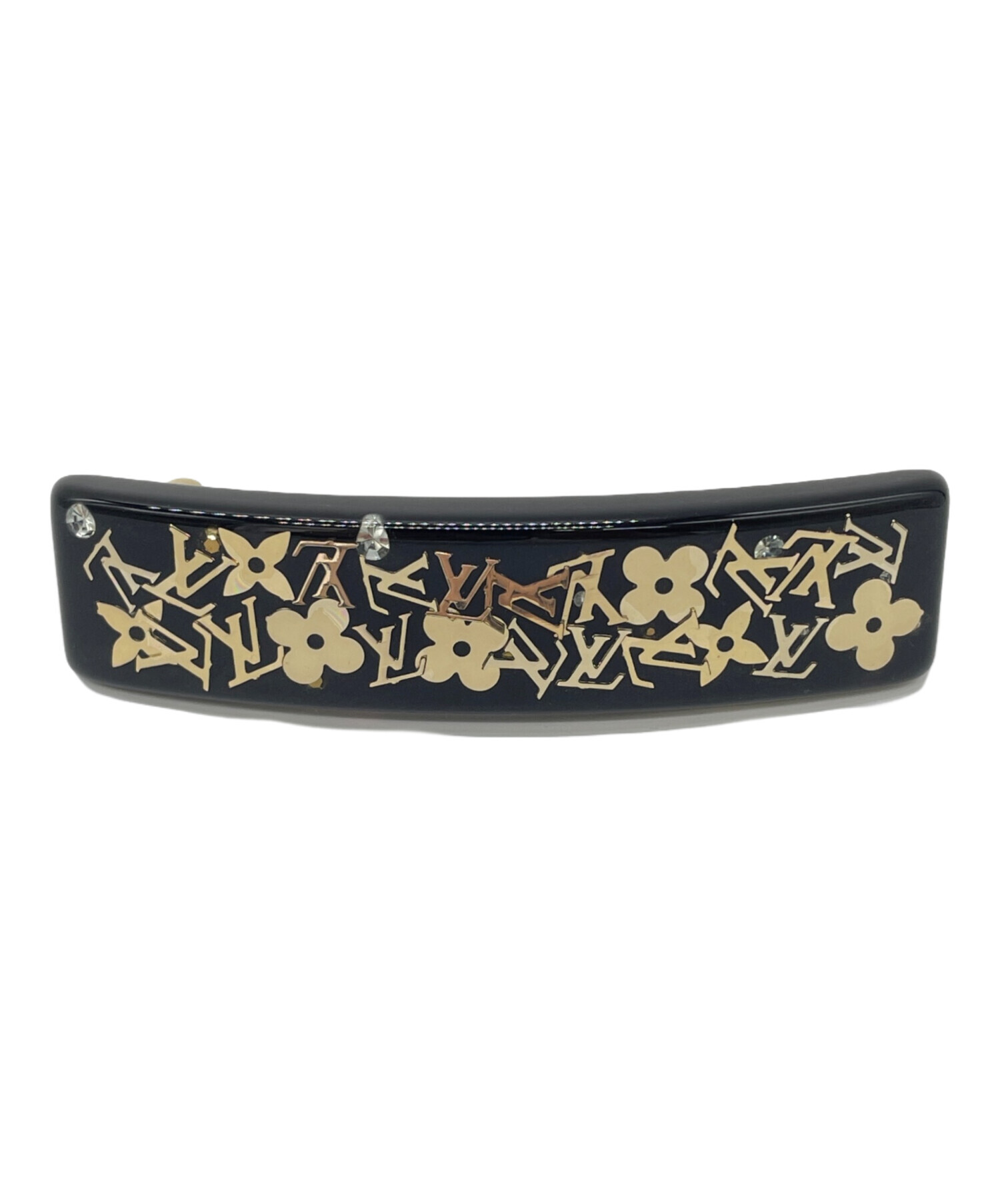 中古・古着通販】LOUIS VUITTON (ルイ ヴィトン) バレッタ ブラック