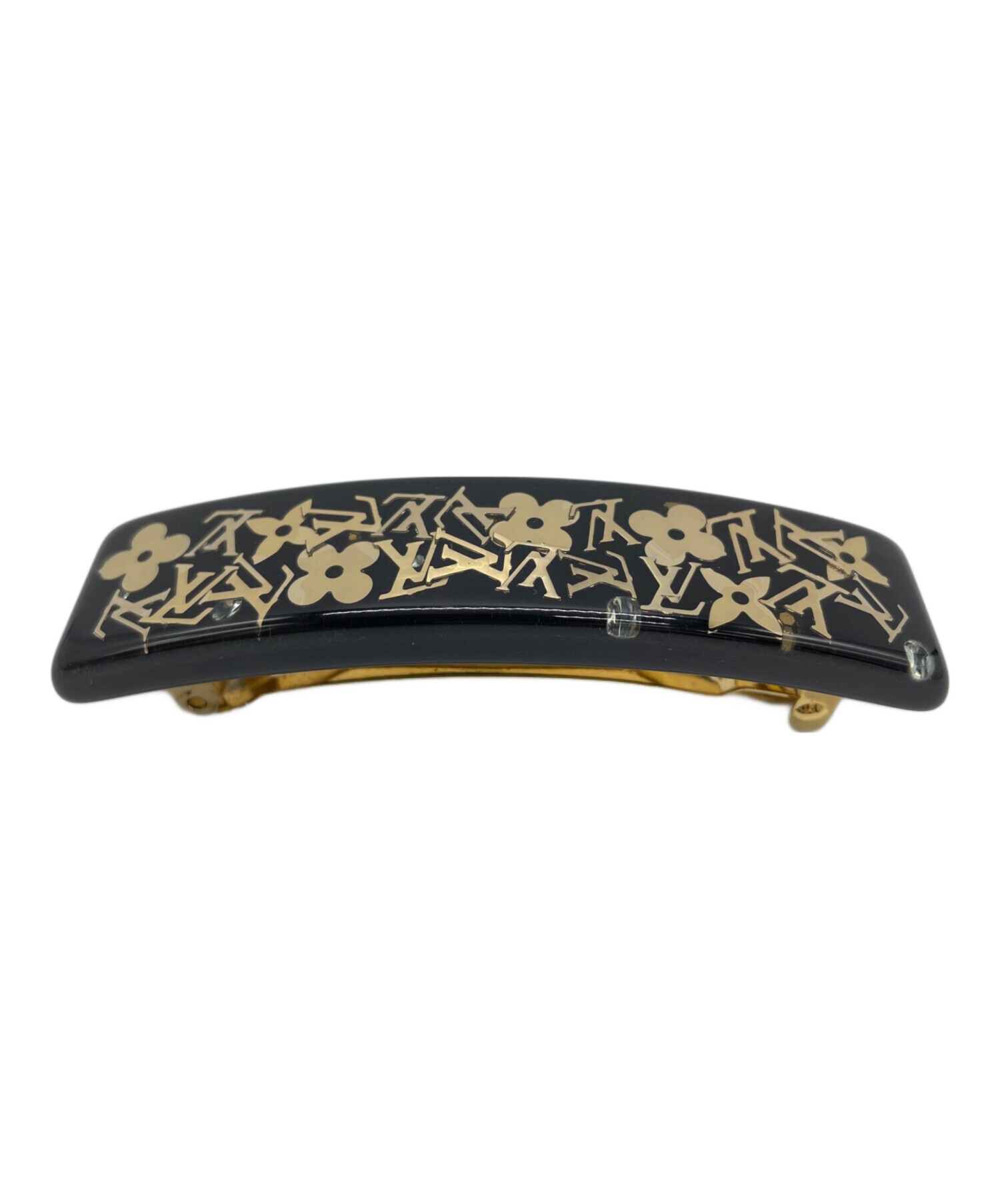 中古・古着通販】LOUIS VUITTON (ルイ ヴィトン) バレッタ ブラック