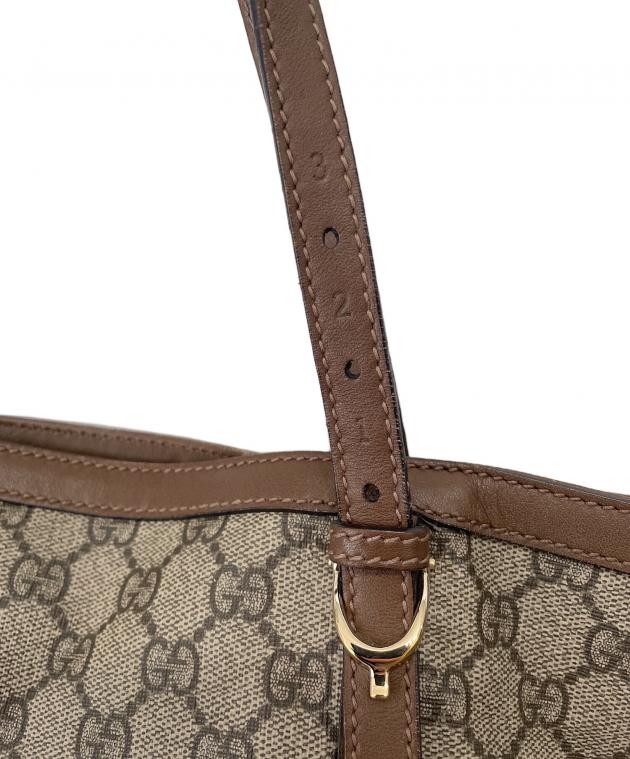 中古・古着通販】GUCCI (グッチ) トートバッグ GGスプリーム ベージュ 