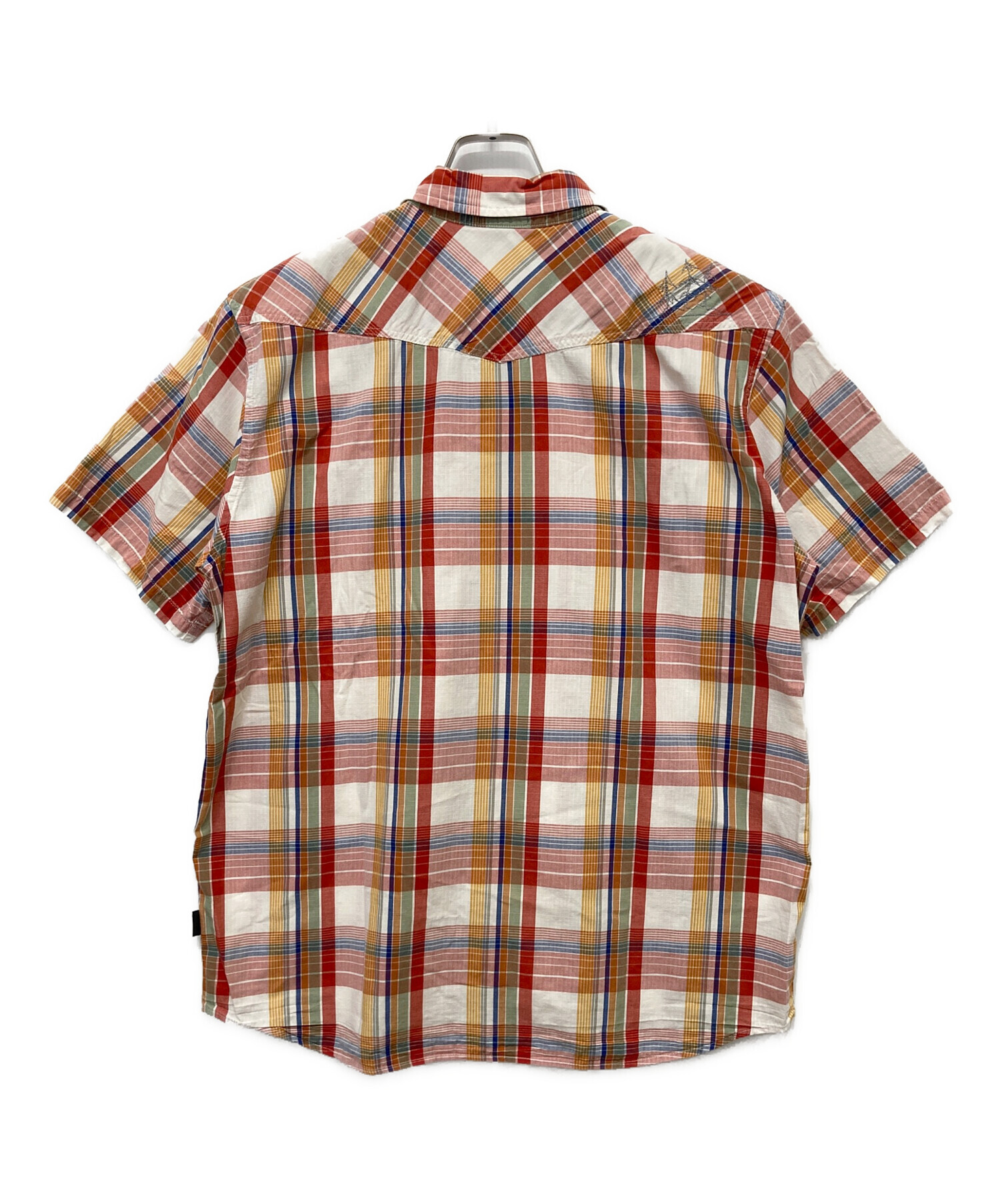 Patagonia 半袖シャツ XS 中古・古着通販】Patagonia (パタゴニア) 半袖シャツ レッド×オレンジ