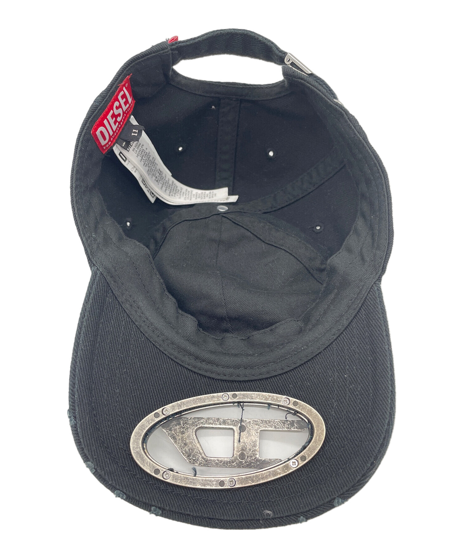 中古・古着通販】DIESEL (ディーゼル) キャップ ブラック｜ブランド