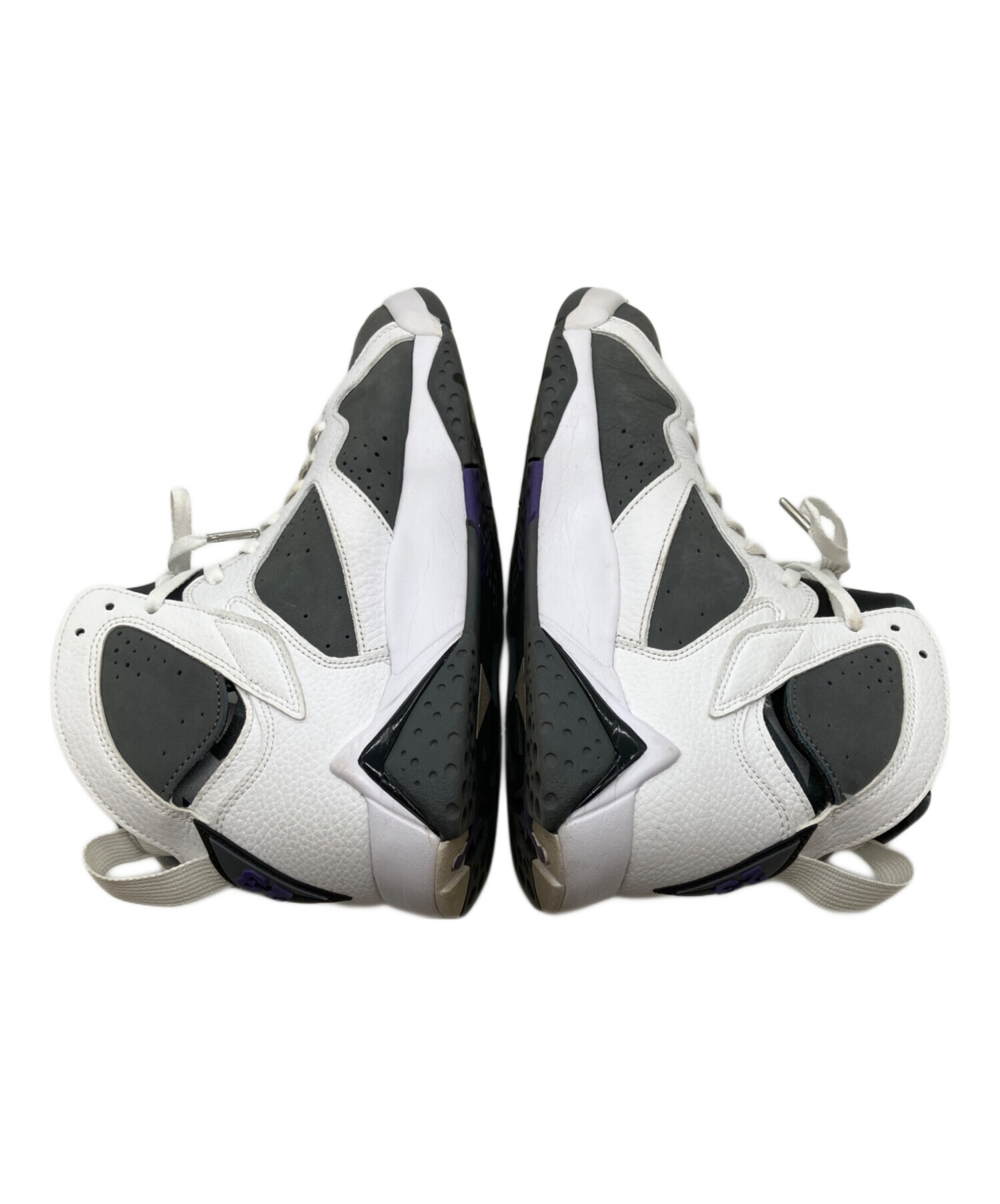 中古・古着通販】NIKE (ナイキ) AIR JORDAN 7 RETRO ホワイト×グレー 
