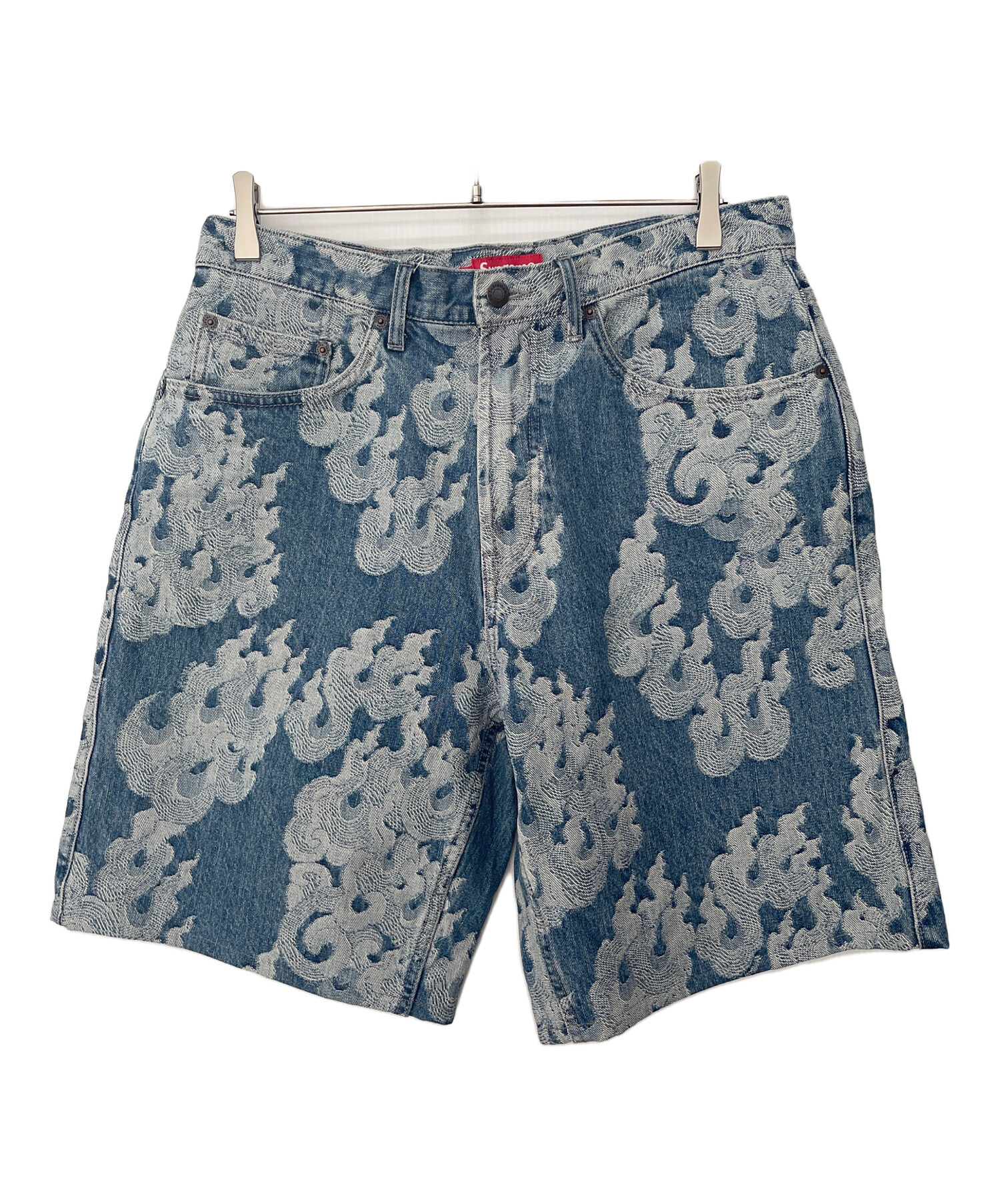 中古・古着通販】SUPREME (シュプリーム) Flames Jacquard Baggy Denim