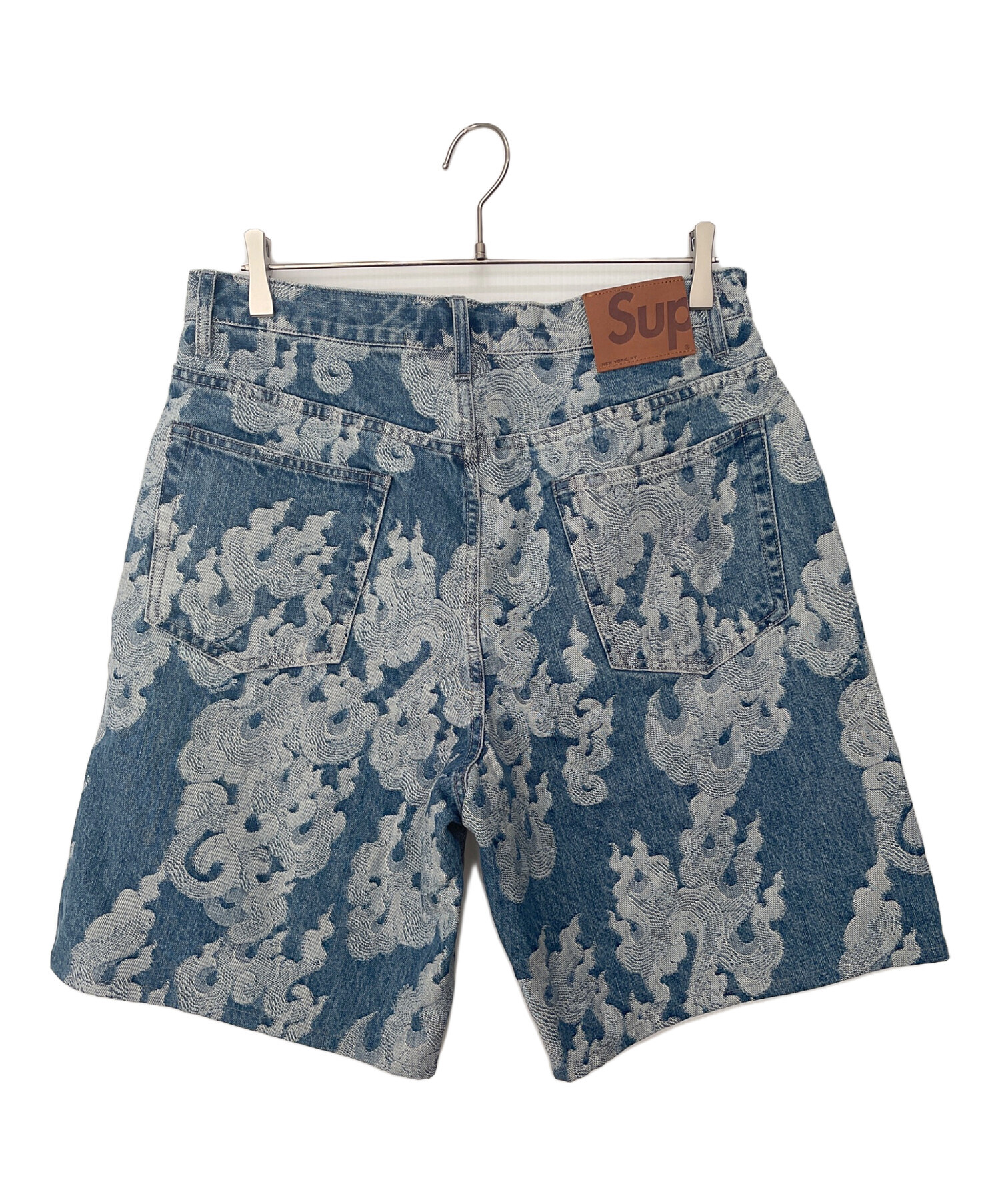 中古・古着通販】SUPREME (シュプリーム) Flames Jacquard Baggy Denim