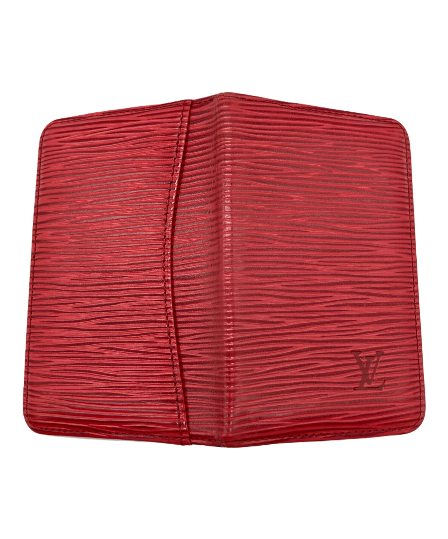 中古・古着通販】LOUIS VUITTON (ルイ ヴィトン) カードケース レッド