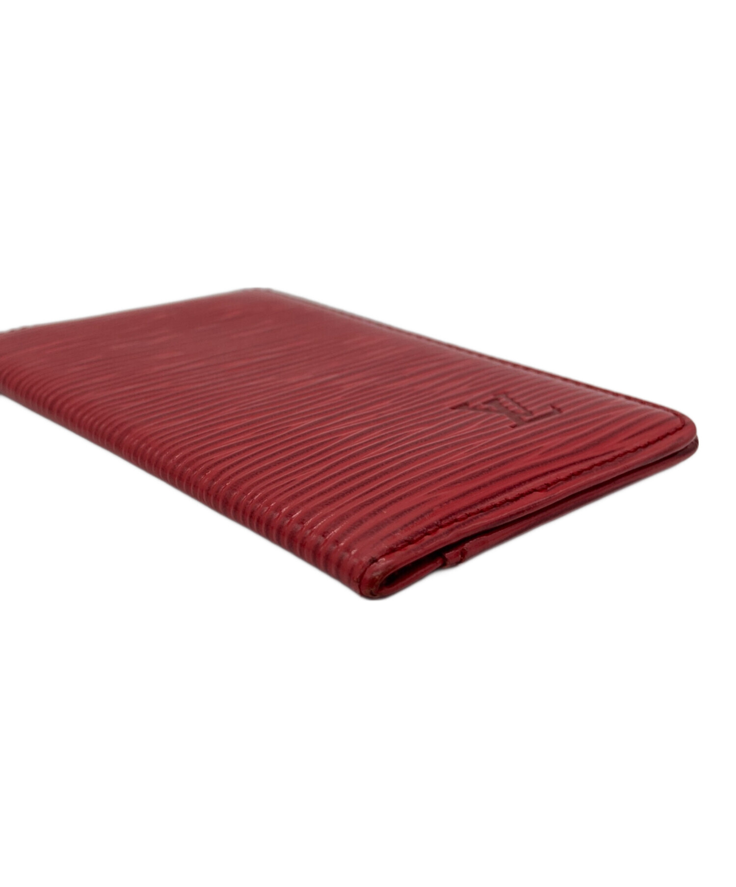 中古・古着通販】LOUIS VUITTON (ルイ ヴィトン) カードケース レッド