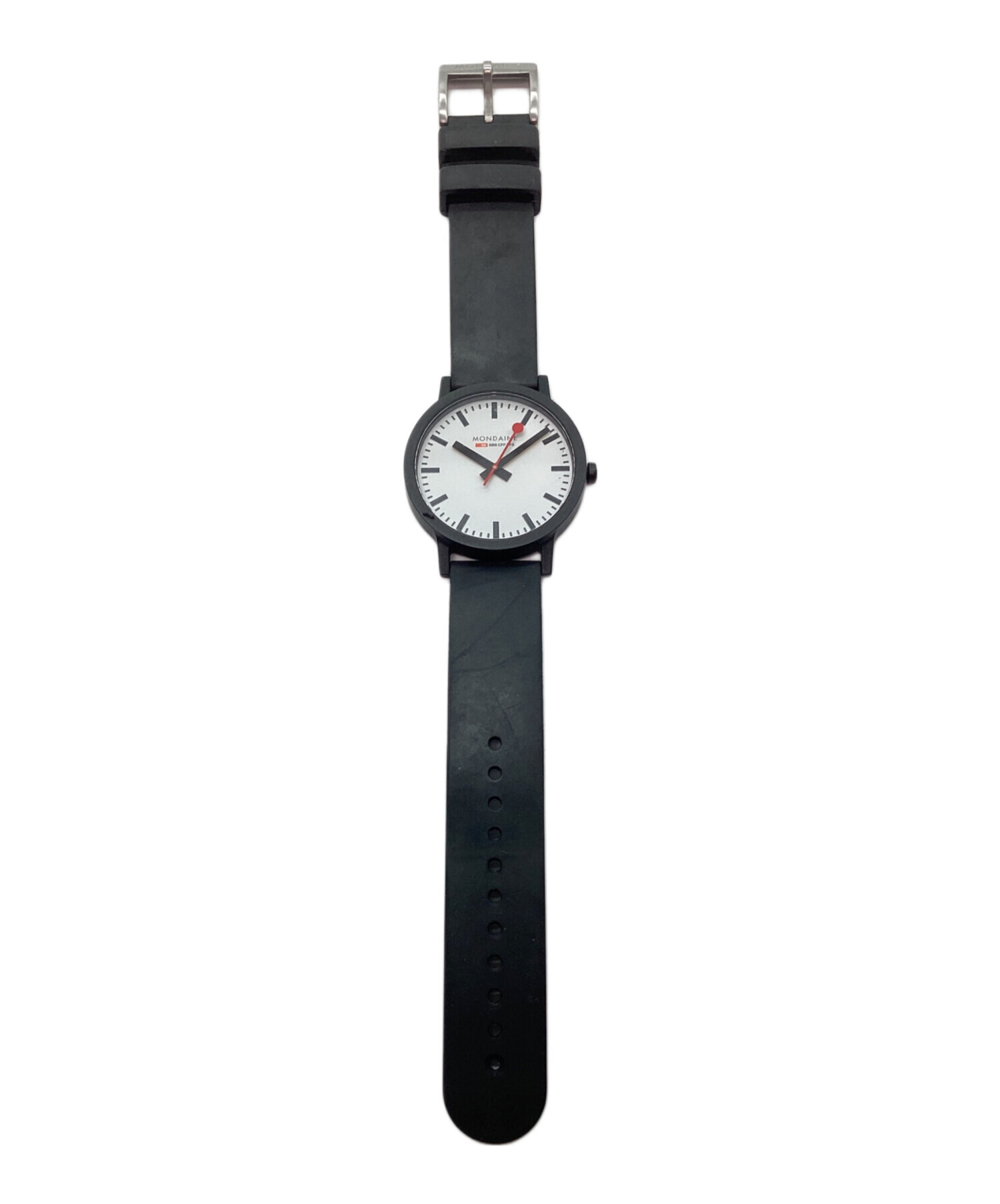 中古・古着通販】MONDAINE (モンディーン) 腕時計 ブラック｜ブランド 