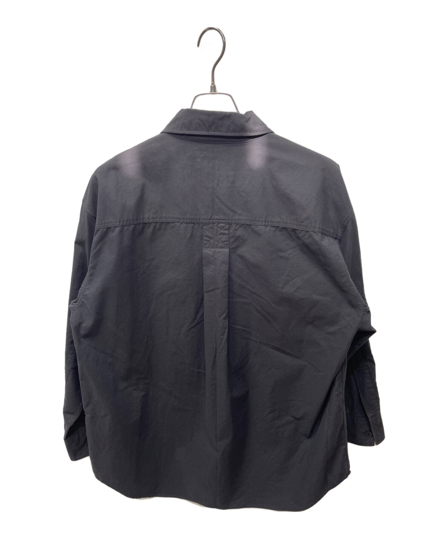 中古・古着通販】MHL (エムエイチエル) シャツジャケット ブラック