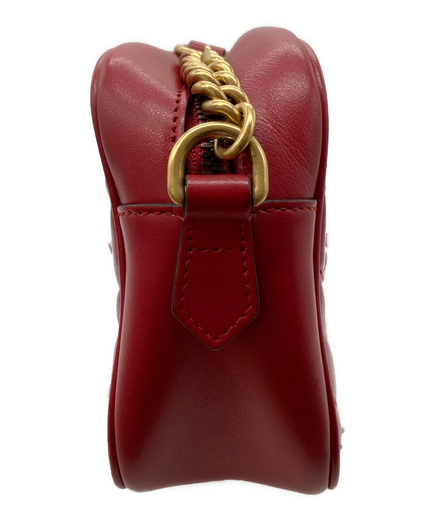 中古・古着通販】GUCCI (グッチ) ショルダーバッグ レッド｜ブランド