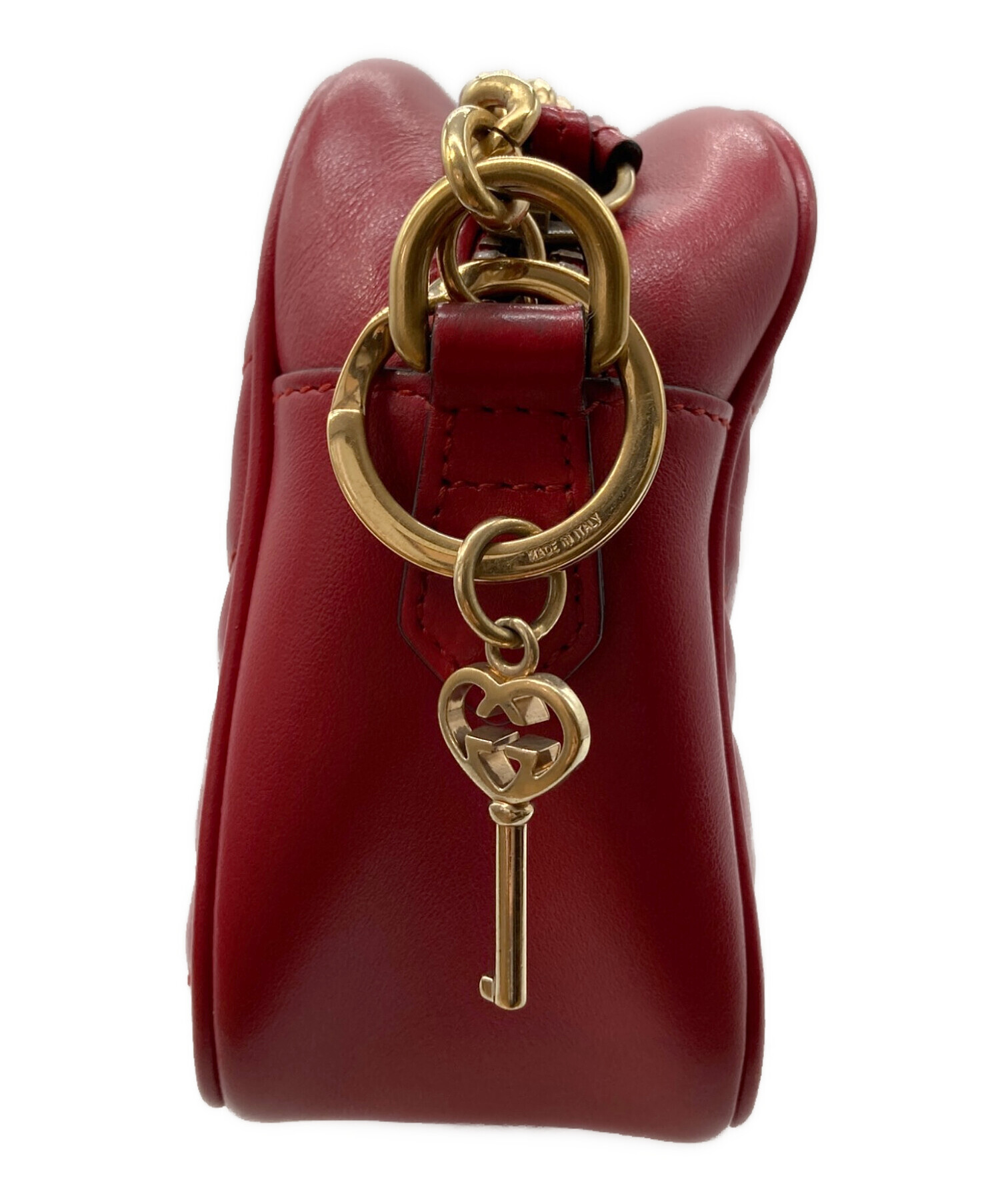 中古・古着通販】GUCCI (グッチ) ショルダーバッグ レッド｜ブランド