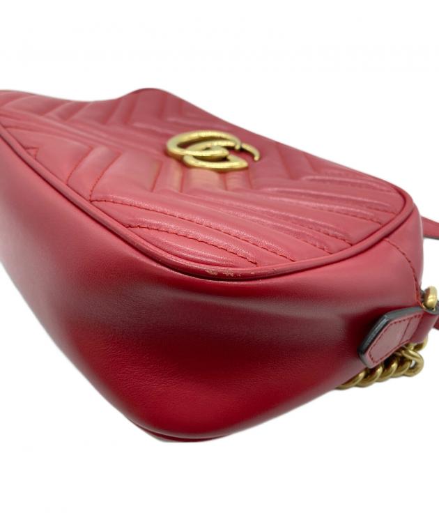 GUCCI 美品 W) グッチ レジン 調整可能 ロゴ ブレスレット レディース - ベージュ