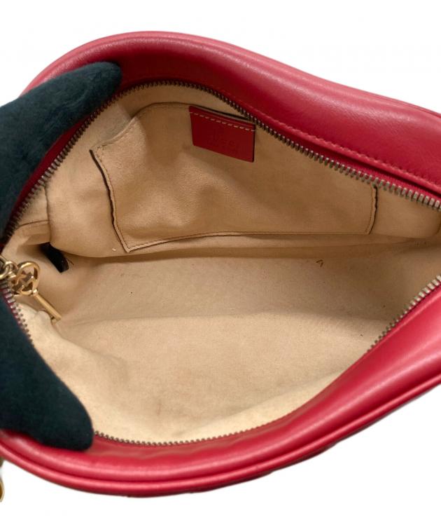 中古・古着通販】GUCCI (グッチ) ショルダーバッグ レッド｜ブランド