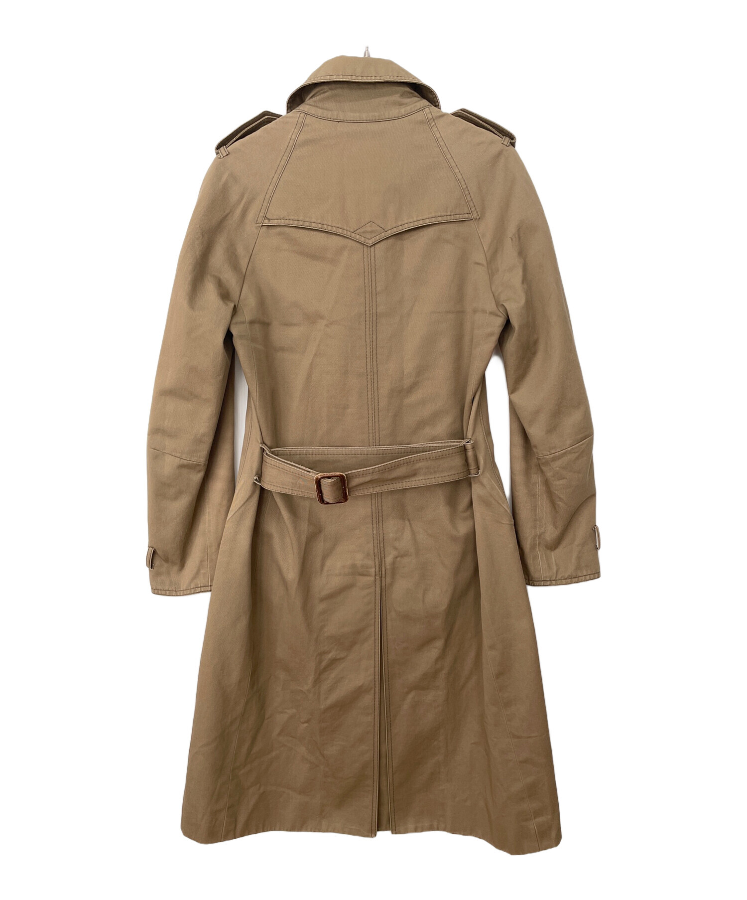 クリスチャンディオール　トレンチコート　ベージュ　36R クリスチャンディオール コットン トレンチコート I38